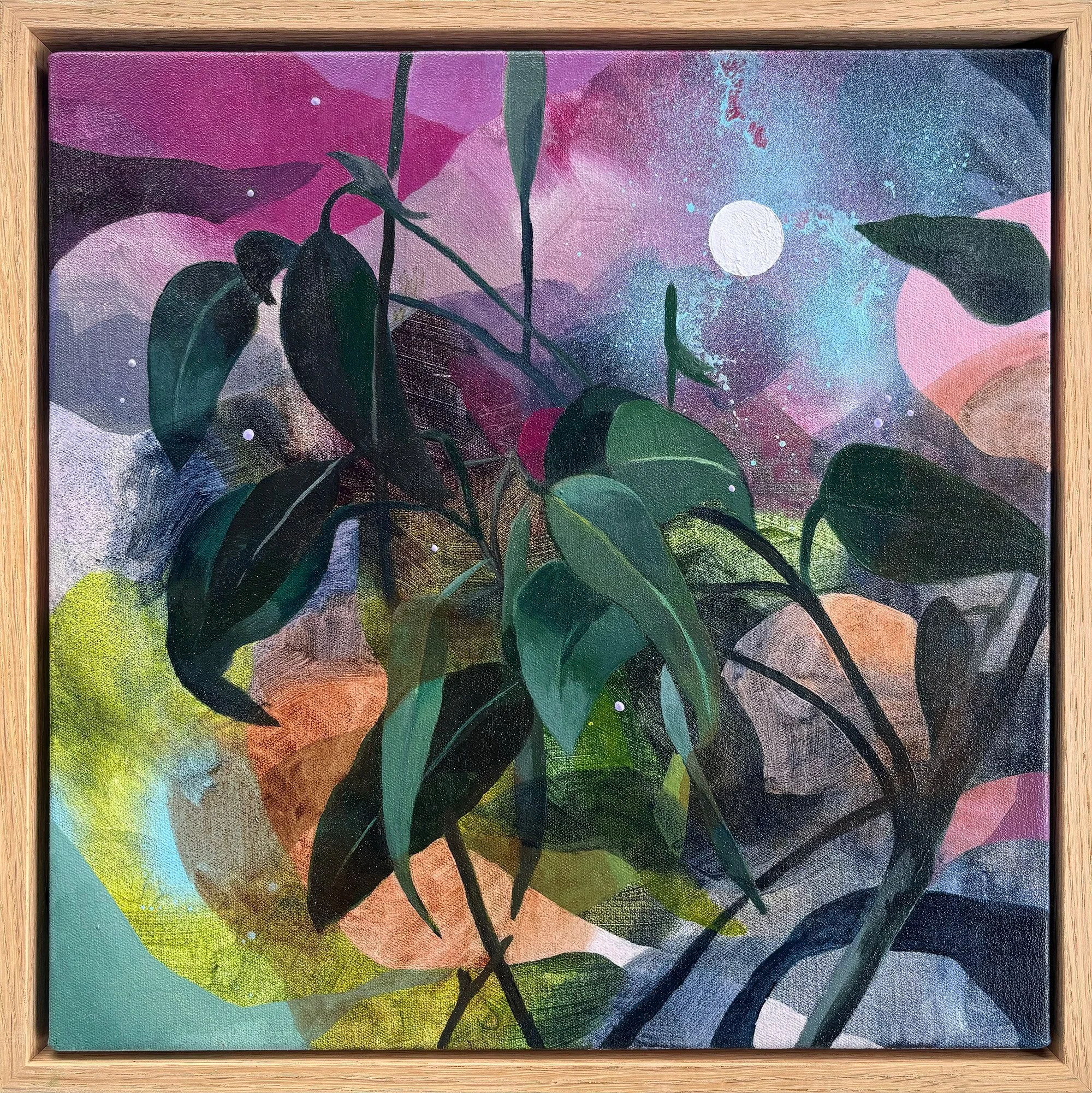 'Above, Below' Acrylic, aerosol on canvas 2024