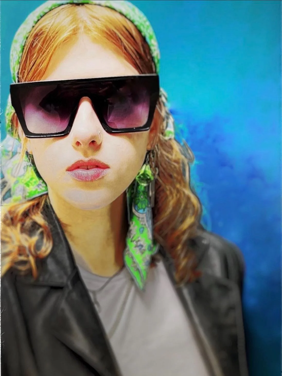 Edited photograph of Reece Maguire