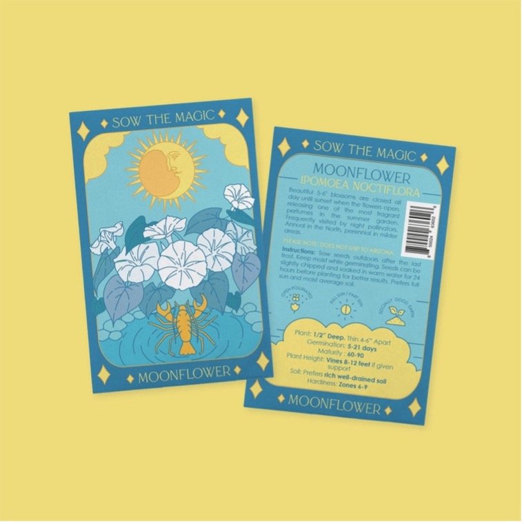 Photo of the Tarot Seed Packets