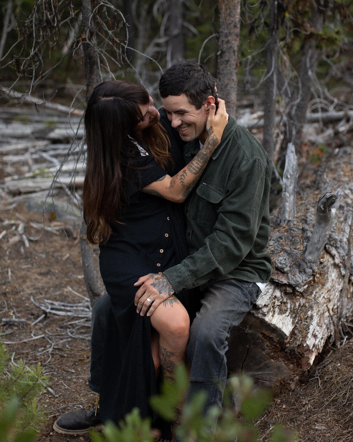 MAUREEN + TRENT 🌙 PART I 

On the evening of Maureen &amp; Trent's wedding, we snuck away at sunset for an intimate session in nature.

An intentional, quiet moment for them to connect and ground in together before the magic that was to unfold the f