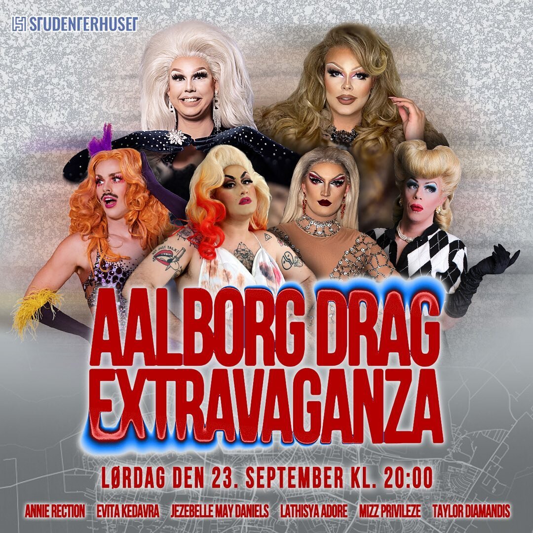 JEG KOMMER TIL AALBORG MED MIT EGET SHOW 😍🥰😭😘❤️

Sammen med @lathisya_adore har vi skabt @dragextravaganzadk og nu kommer vi sgu til Aalborg! Jeg gl&aelig;der mig utrolig meget til at komme tilbage til min f&oslash;deby igen. H&aring;ber I vil se