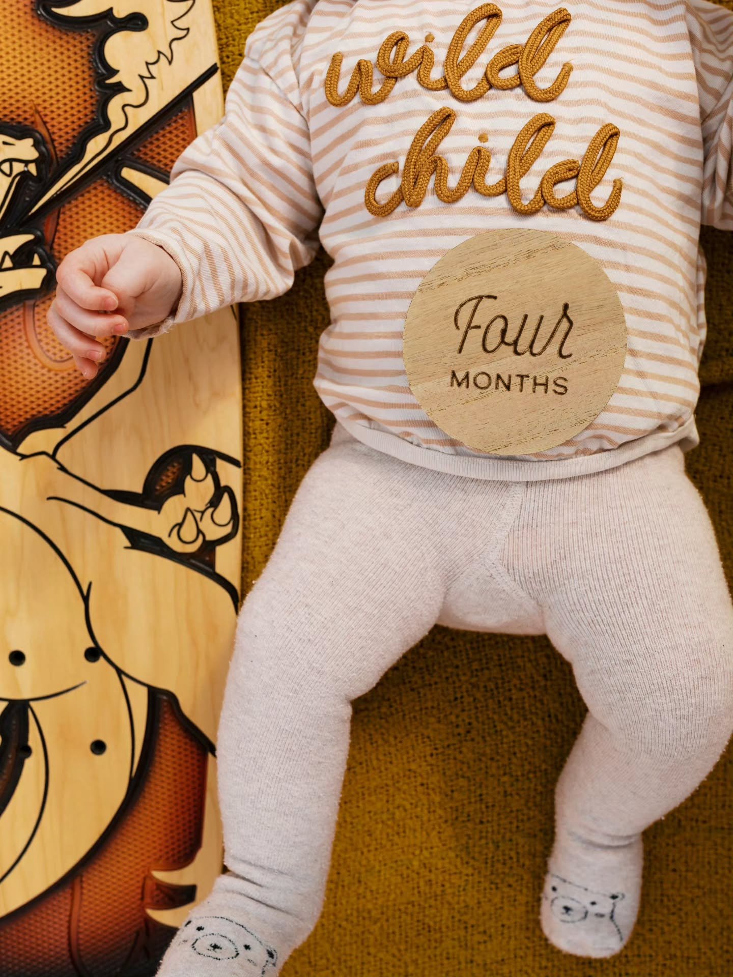 "Baby is as big as a Charizard board." 🔥 

Lil dragon, tiny firebreather, is officially 4 months old and raising hell and keeping us on our toes. We wouldn't change a thing about your fiery personality lil dude.