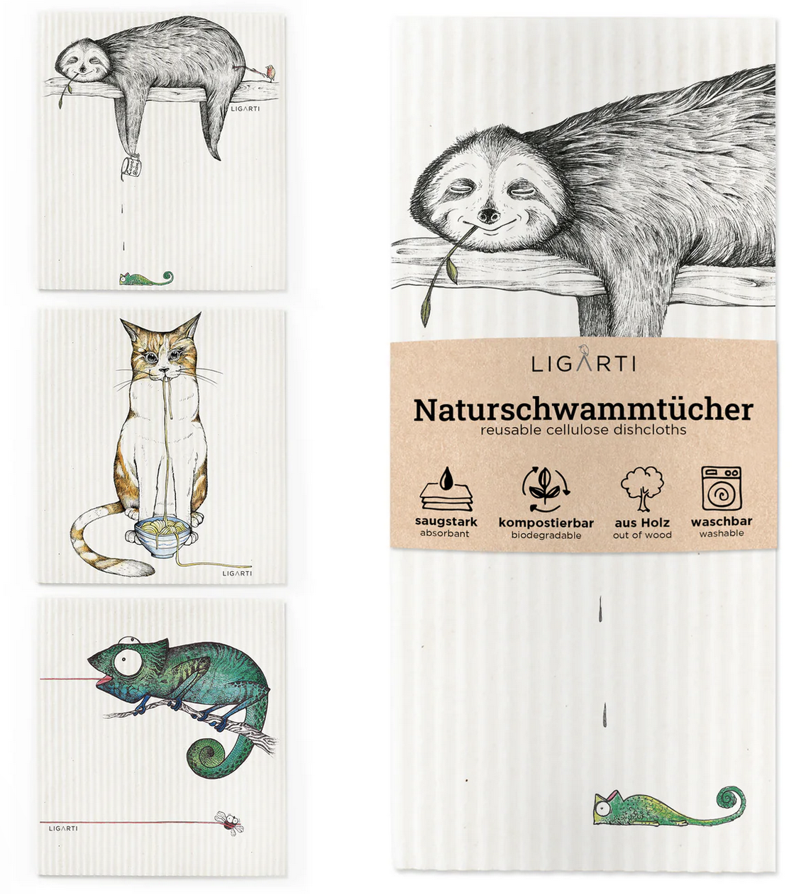 Schwammtücher von Ligarti