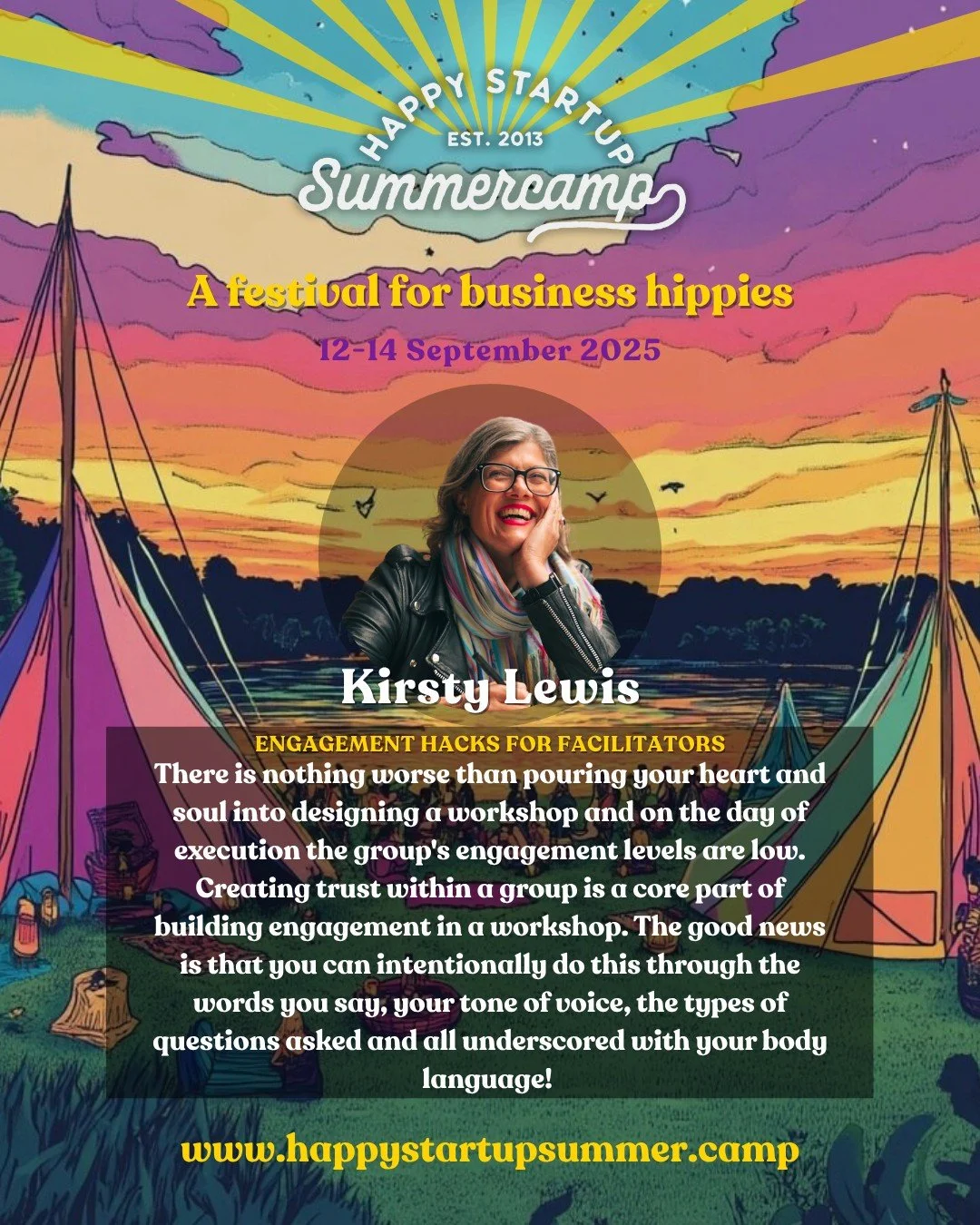 Develop your facilitation skill with Kirsty Lewis from School of Facilitation @schooloffacilitation 

Kirsty knows too well the ups and downs of being a facilitator: the travels, the energy, the moments of both triumph and challenge. ⁠

At Summercamp
