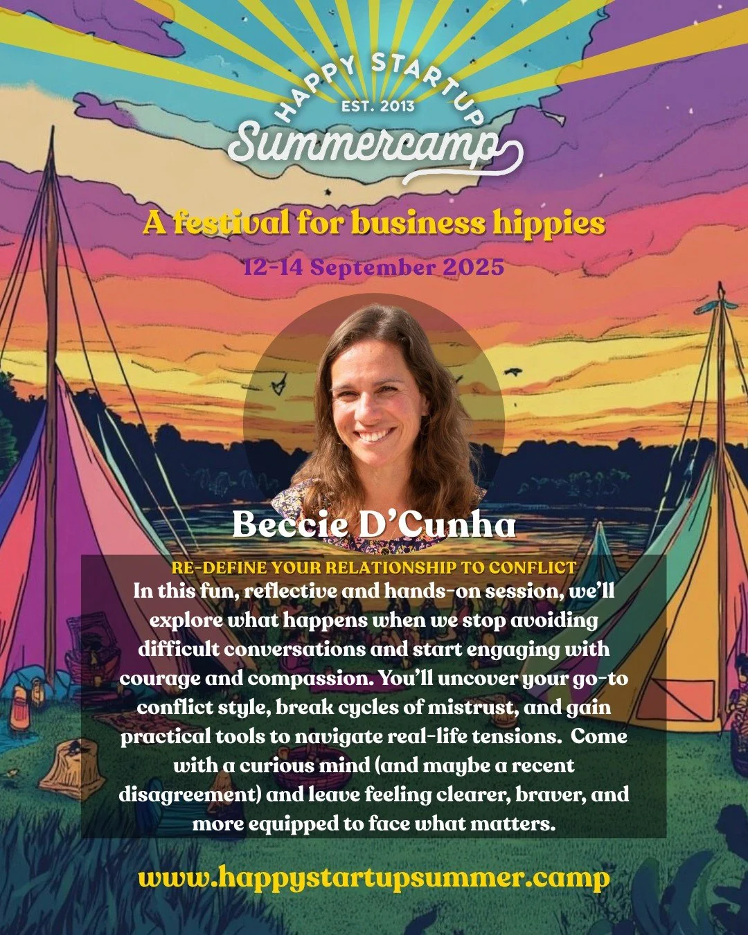 Conflict is an unavoidable part of life, yet almost all of us try to avoid it. 

This leads to artificial harmony and, ultimately, toxic conflict in businesses, and in personal relationships.

Join Beccie D&rsquo;Cunha @becciedcunha to re-define your