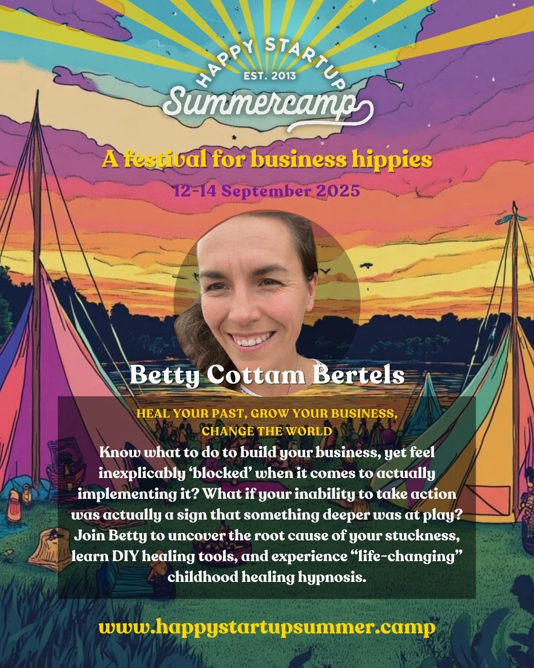 Betty Cottam Bertels @betty_cottam helps stuck changemakers get visible, take the inspired action they&rsquo;ve been waiting to take and feel joyful doing so. 

Join her at the Purpose Pod this Summercamp.

It might be your missing piece on the journ