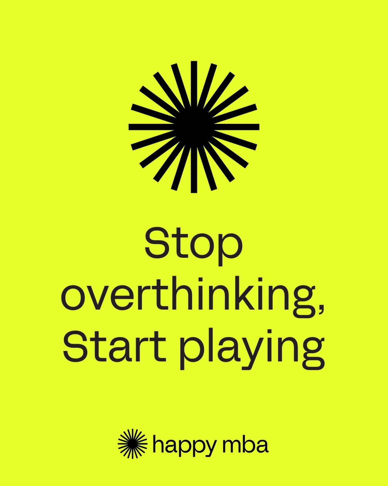 In an uncertain world, the ability to act without having all the answers is a real superpower.

Most people don&rsquo;t fail because they took the wrong action. They fail because they don&rsquo;t take any action.

They keep the idea in their head (&l