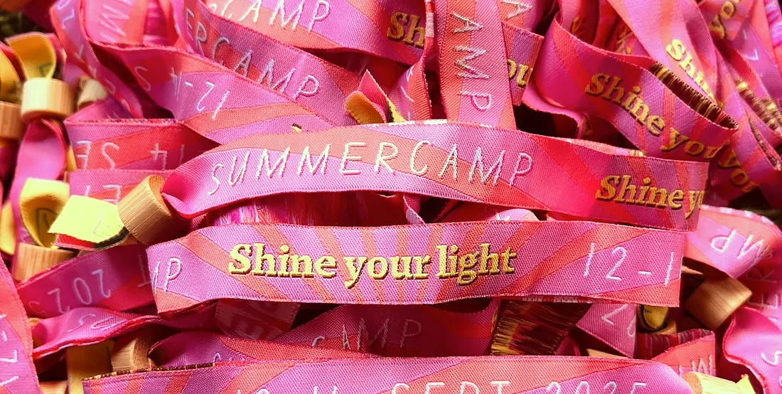 Summercamp wristbands — a retreat for founders seeking balance and meaning