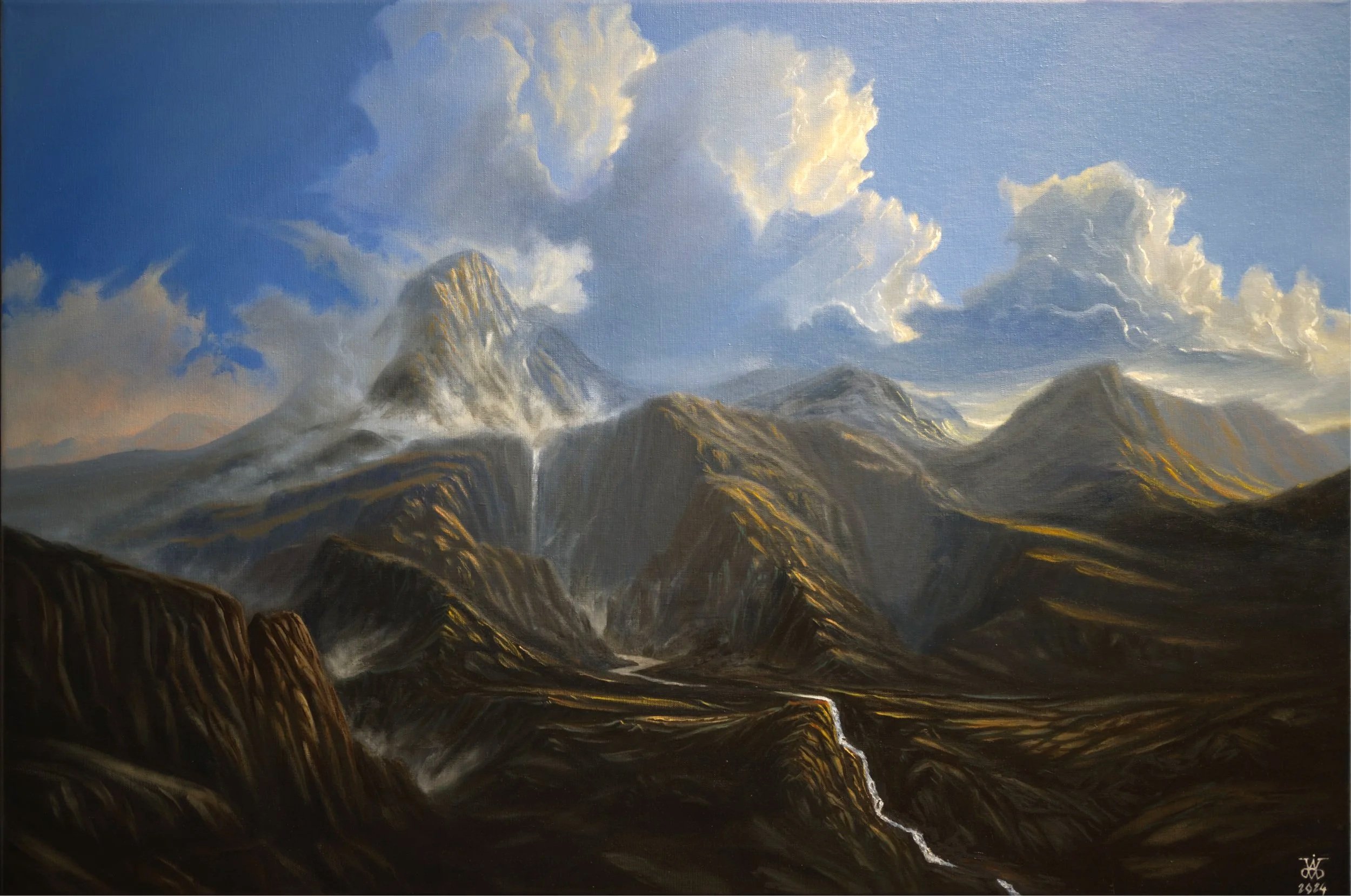 Promise, 2024,
80 x 120 cm,
Oil on Linen