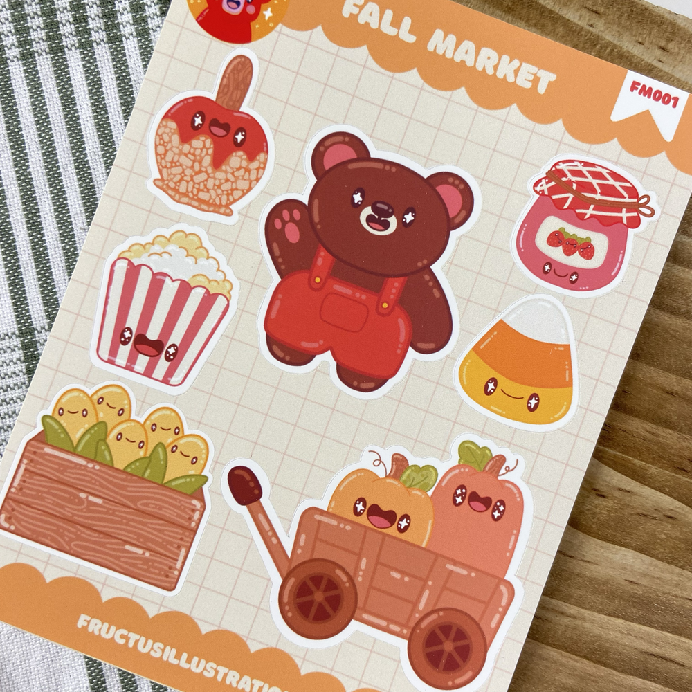 Rate Your Mood Sticker Sheets — Fructus Illustrations Home Page
