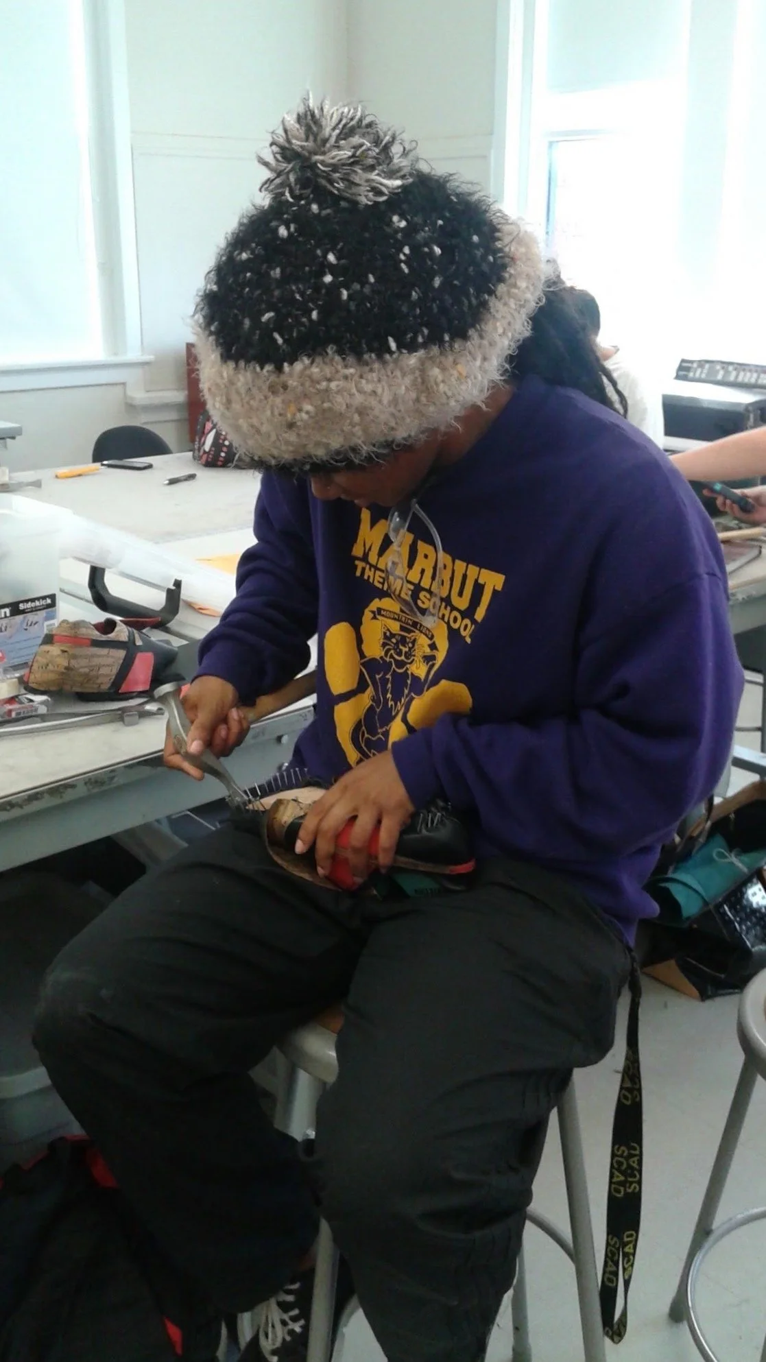 Making my first pair of shoes EVER!