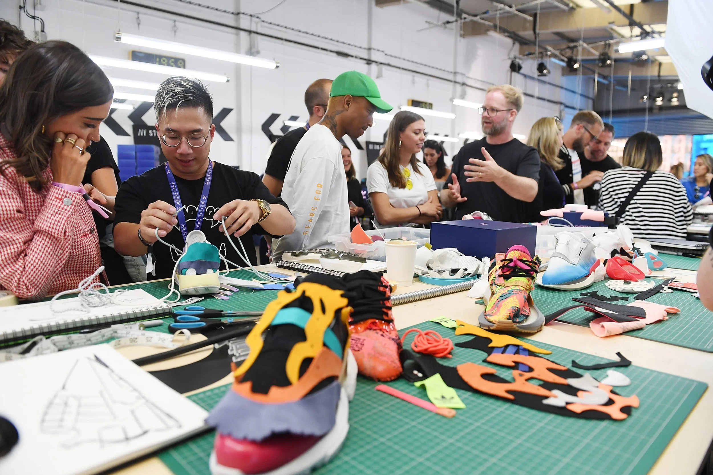 P.O.D. System Sneaker with Pharrell at the London Maker Lab