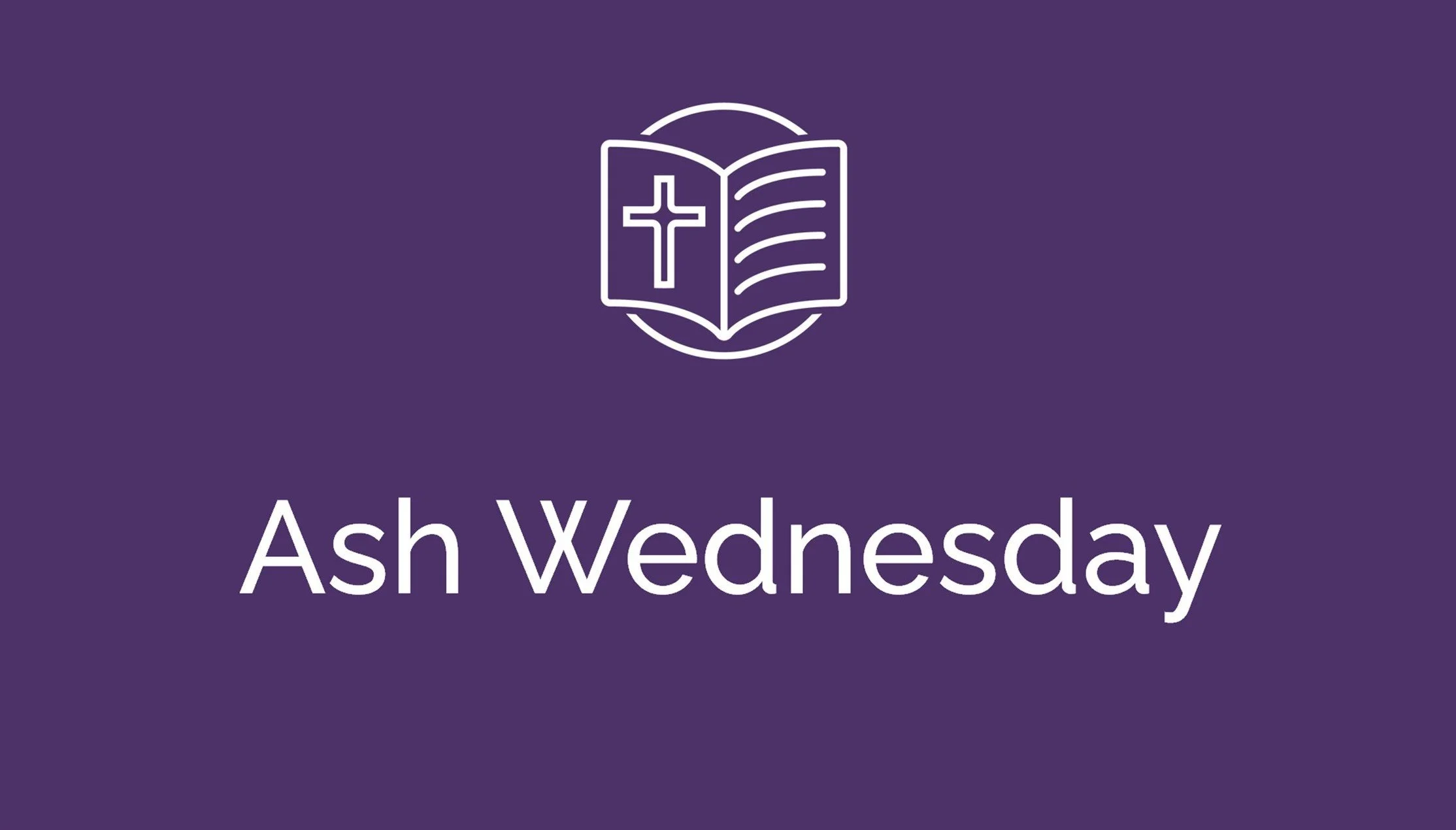 February 18, 2026  Ash Wednesday