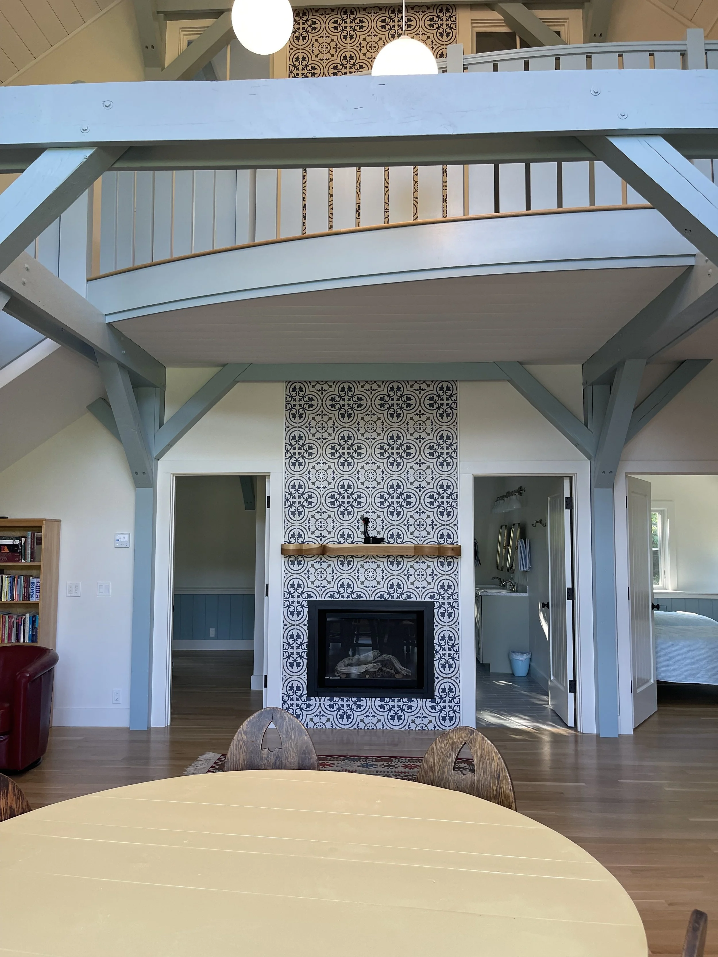 Main living space in Guest House