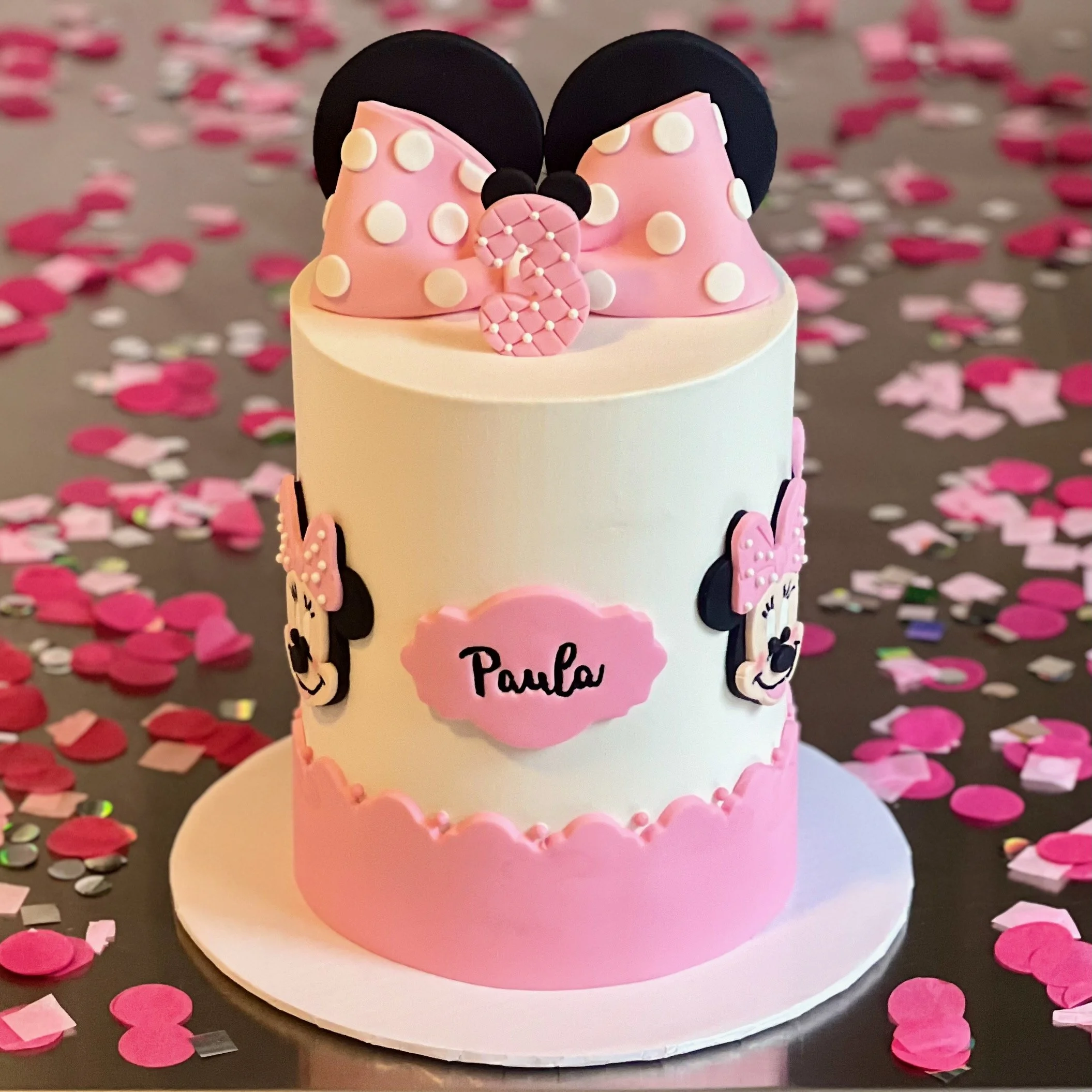 Minnie Mouse Cake Pink