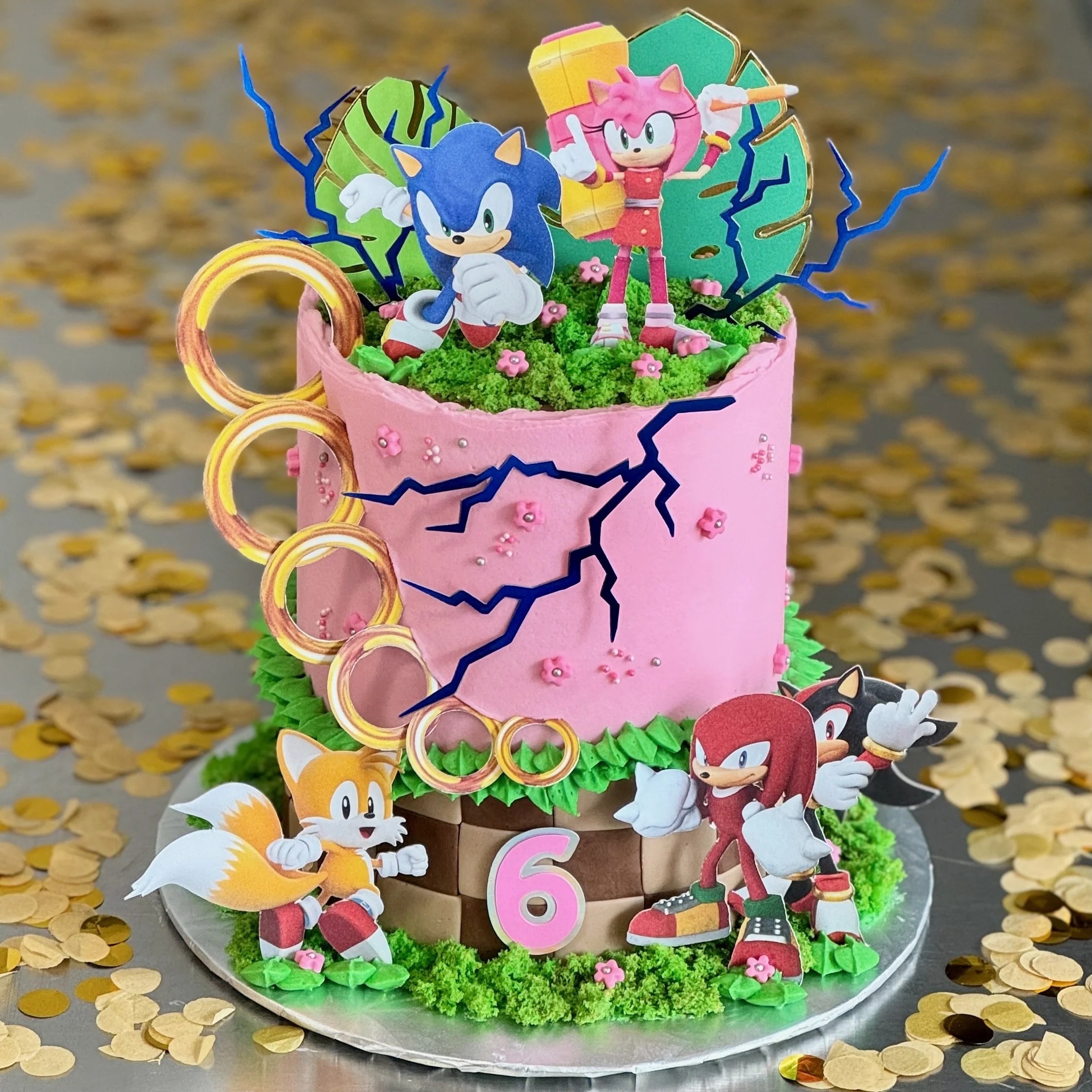 Sonic Cake pink