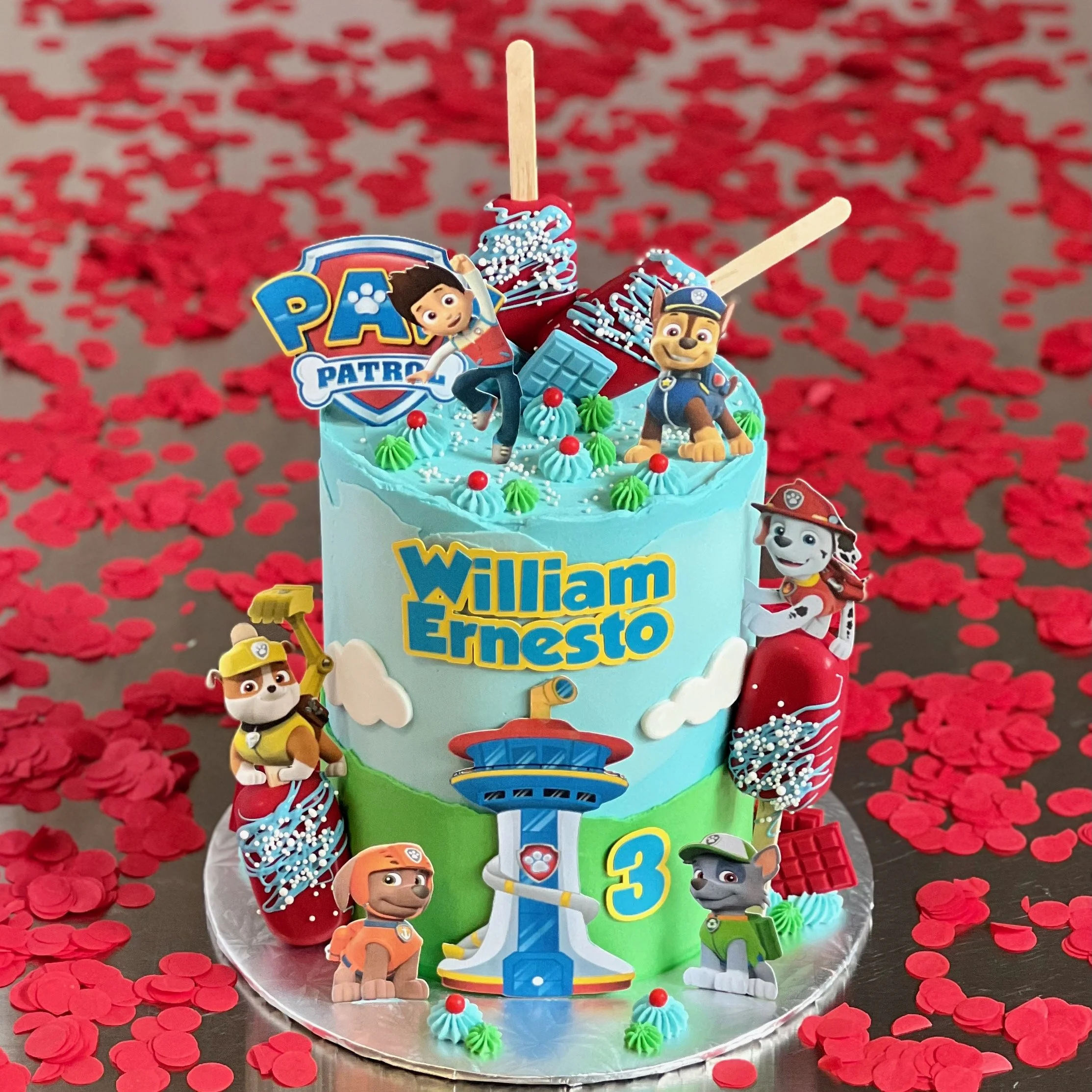 The Paw Patrol Cake • Le Gâteau Pat'Patrouille