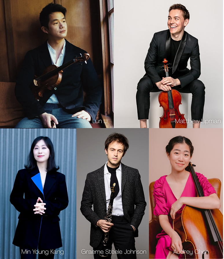 Graeme Steele Johnson, Audrey Chen and Minyoung Kang&nbsp; at Gotham Arts Salon