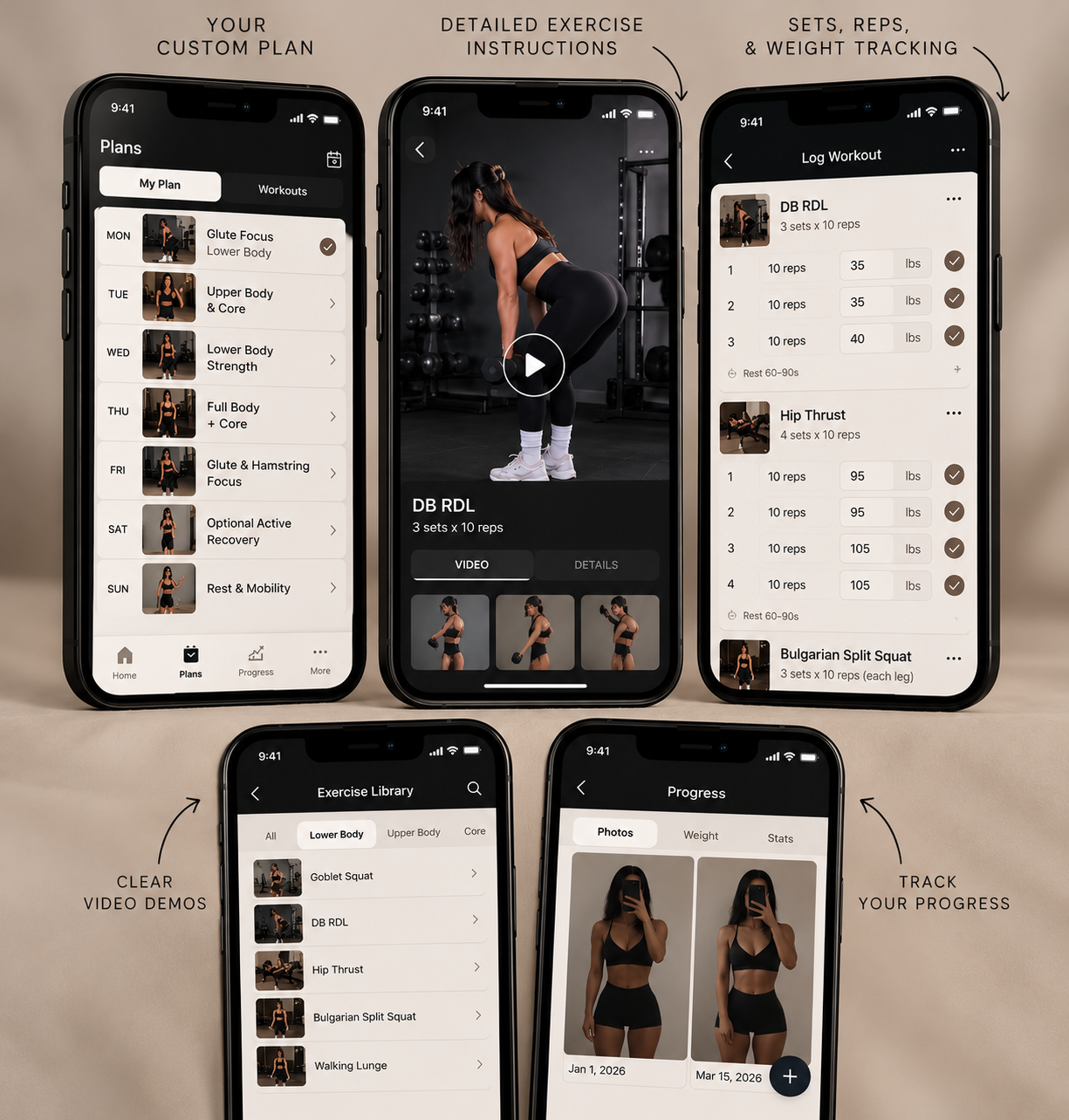High-End Fitness App iPhone Mockup.png