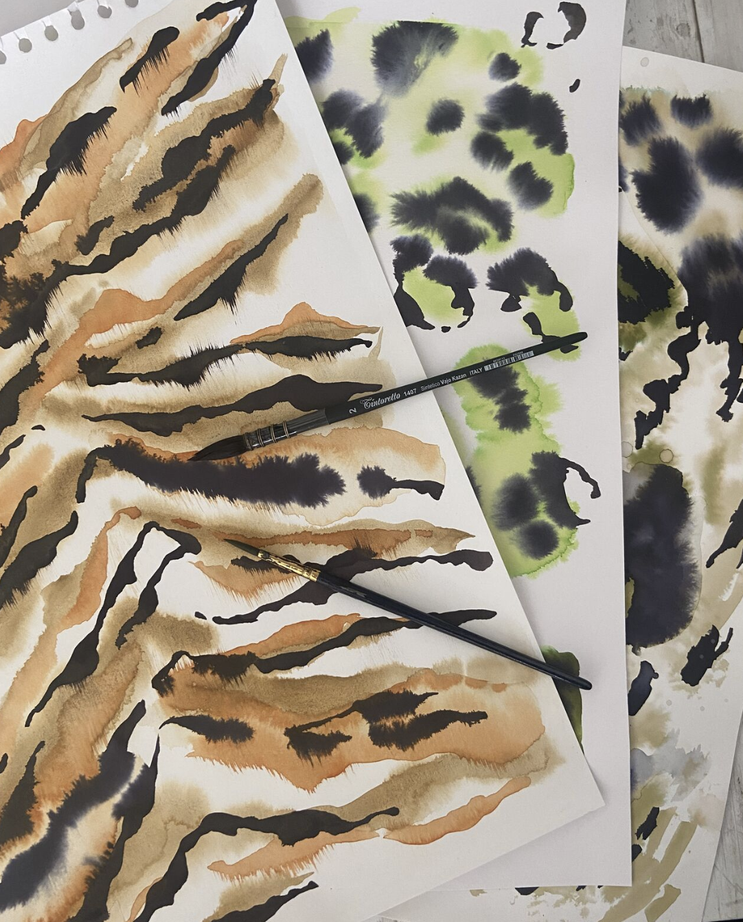 Inky Animal Skins