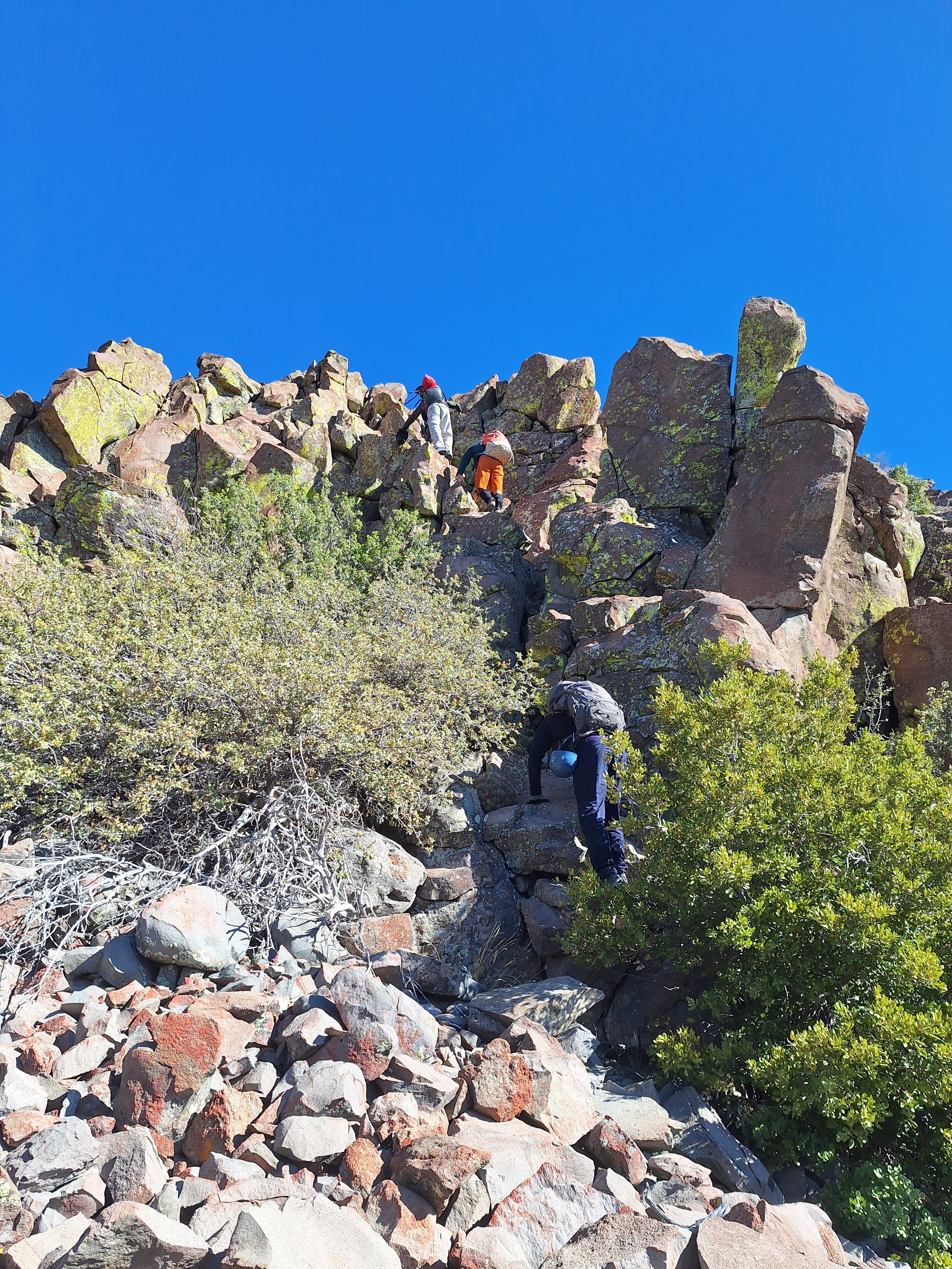 Finishing on the basalt layer.