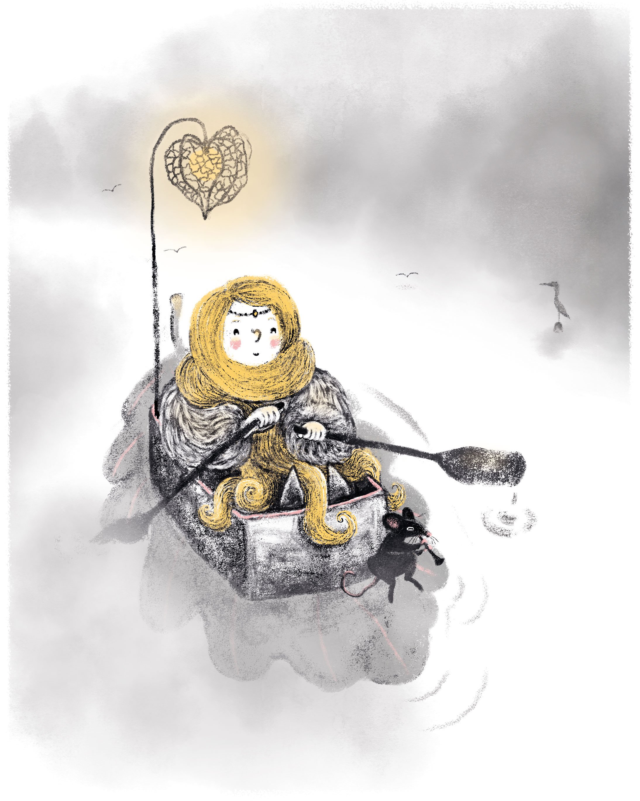 Winter solstice illustration