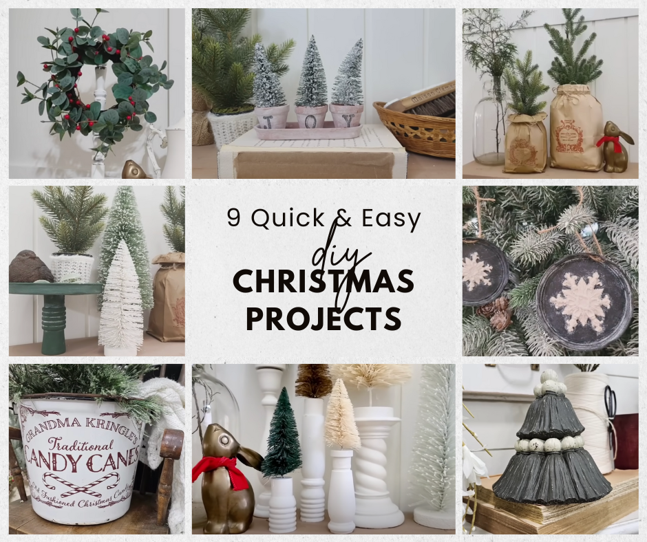 9 Quick & Easy DIY Christmas Decorations — Julie's Designs and Signs