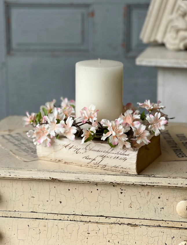 Cora Flower Candle Ring | wreath | 11