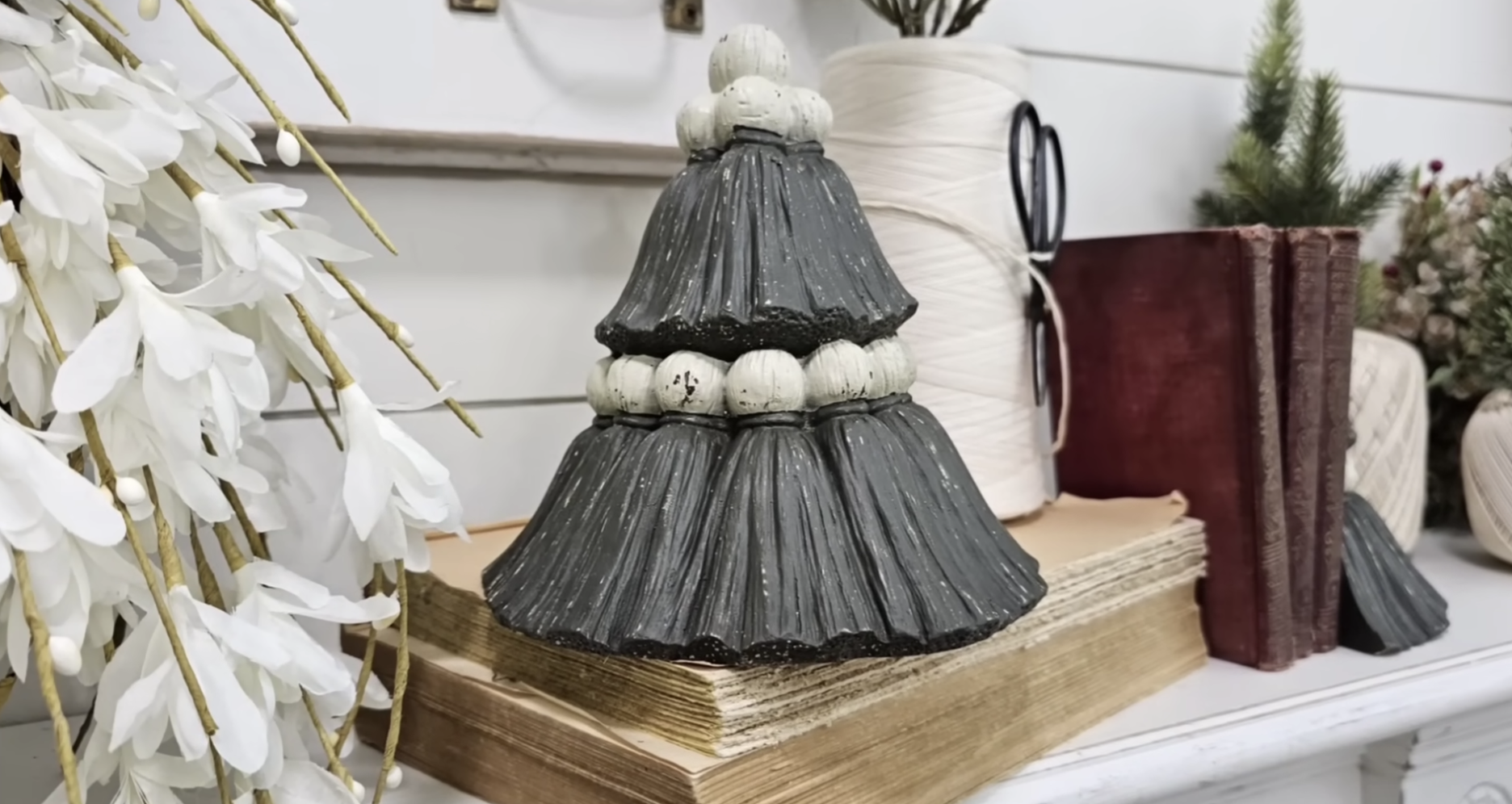 Thrift Flip Tutorial: How To Upcycle Christmas Tree Bookends
