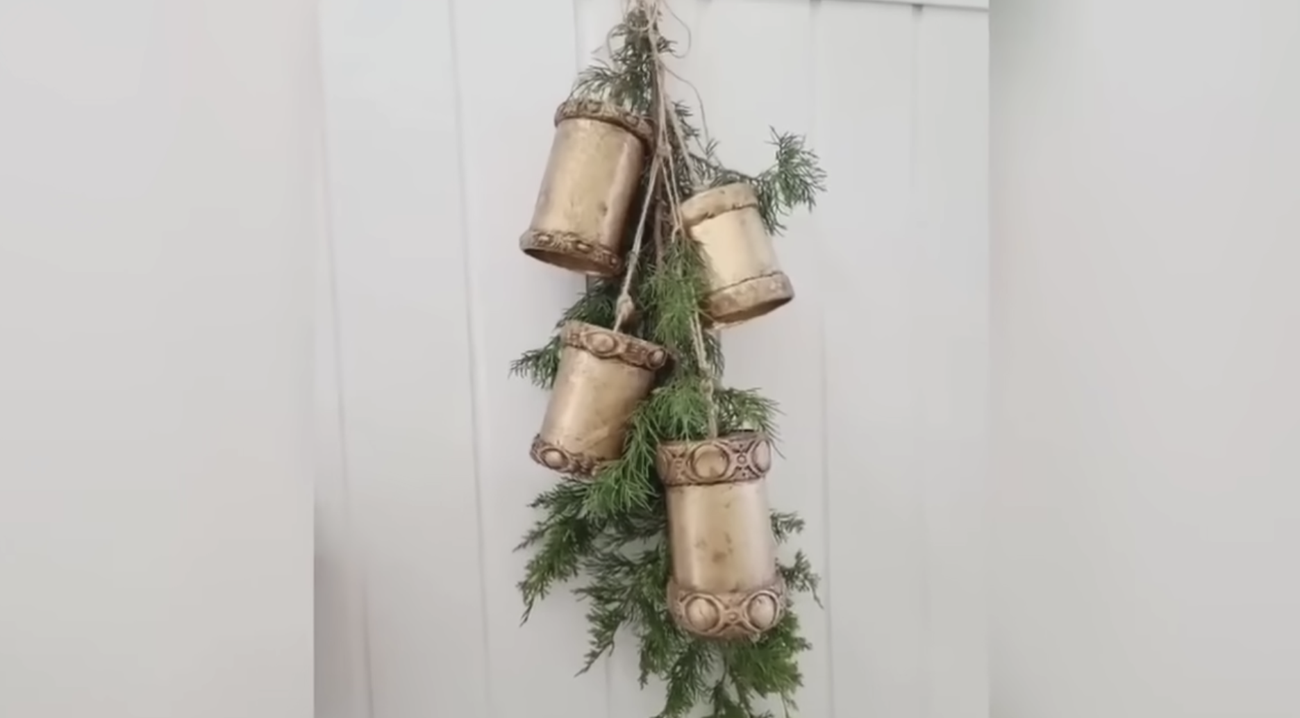 Trash-To-Treasure Christmas Decor Ideas: Creating Christmas Bells Using IOD Moulds