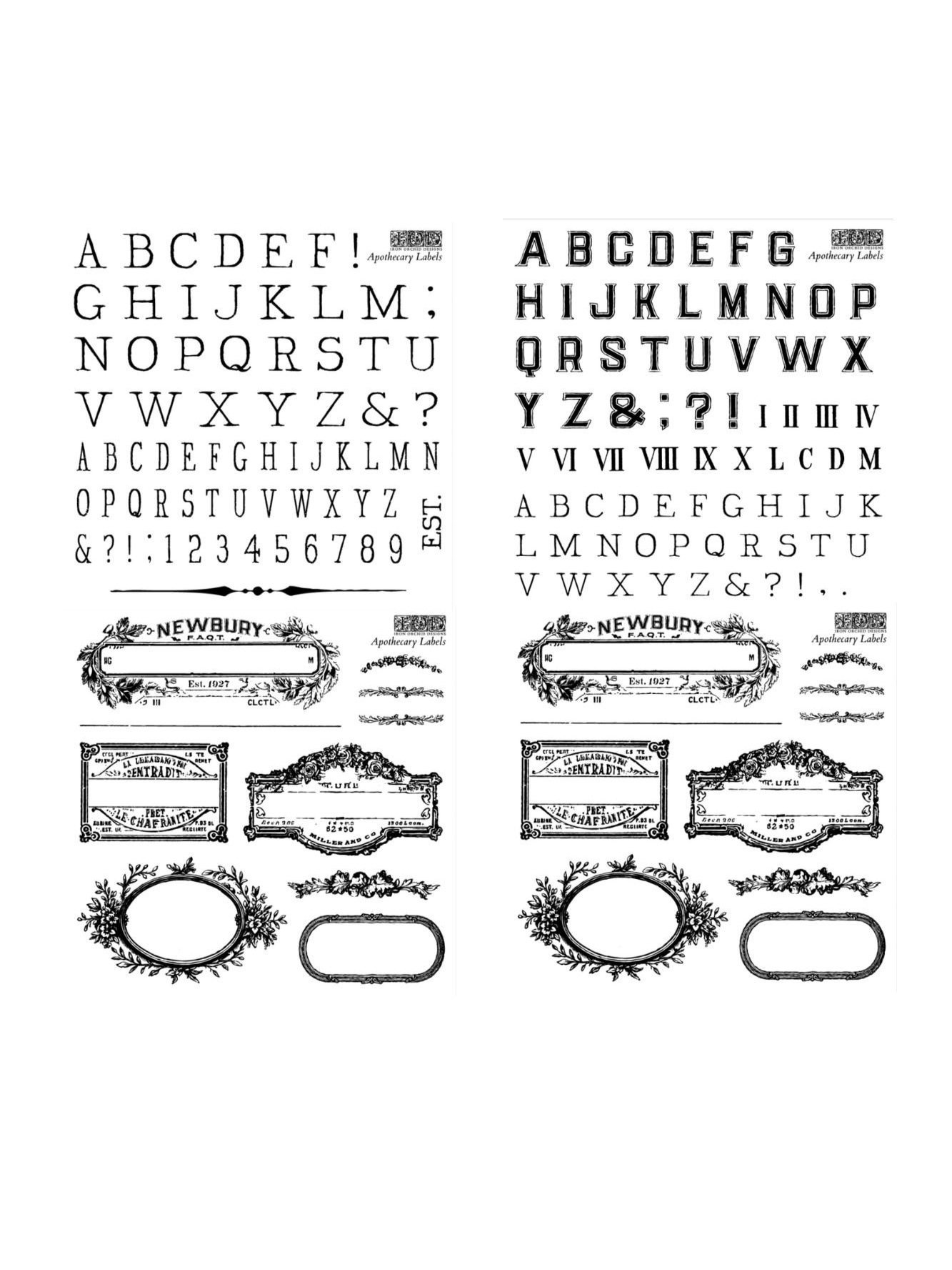 apothecary labels