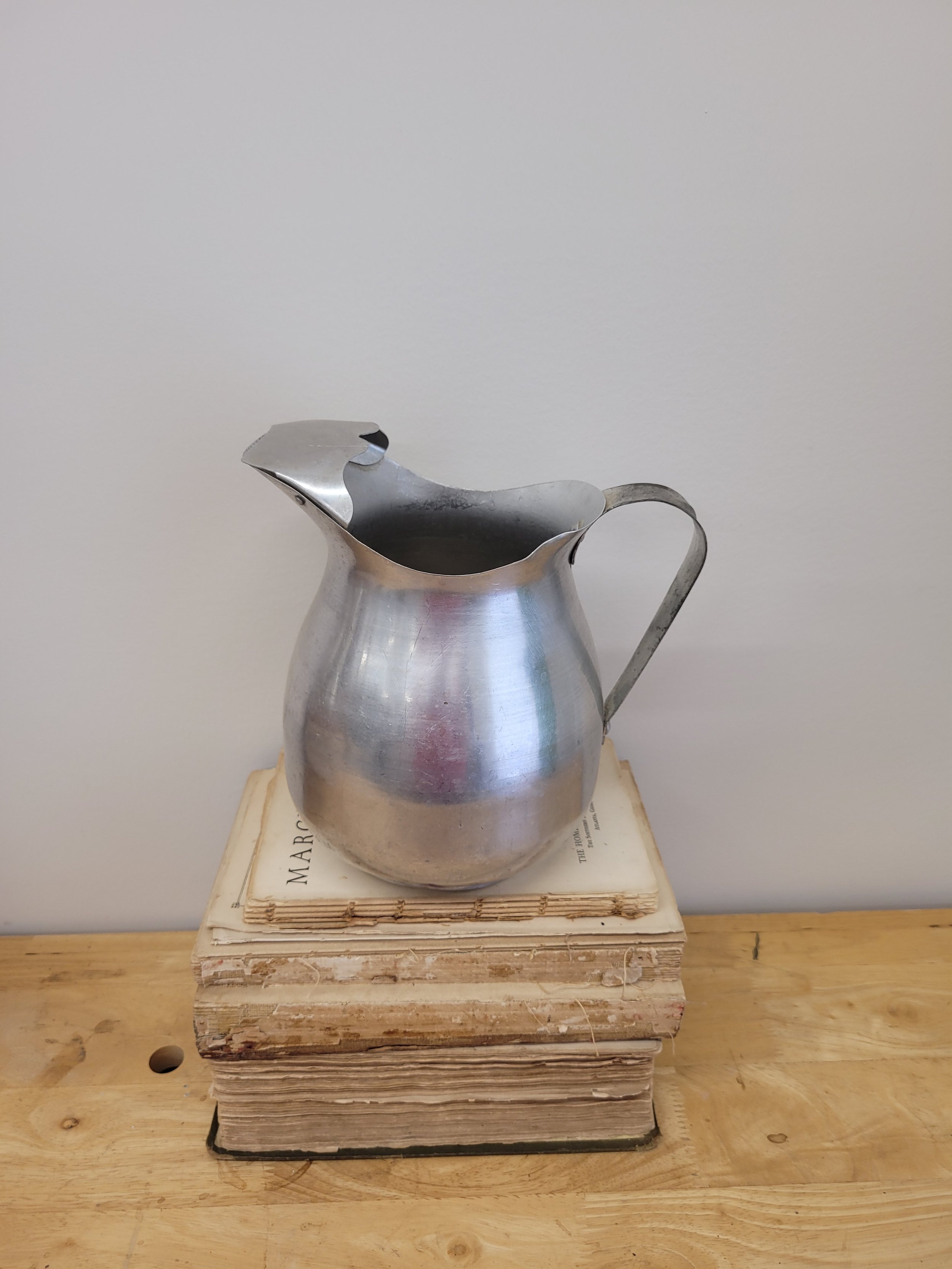 vintage aluminum pitcher