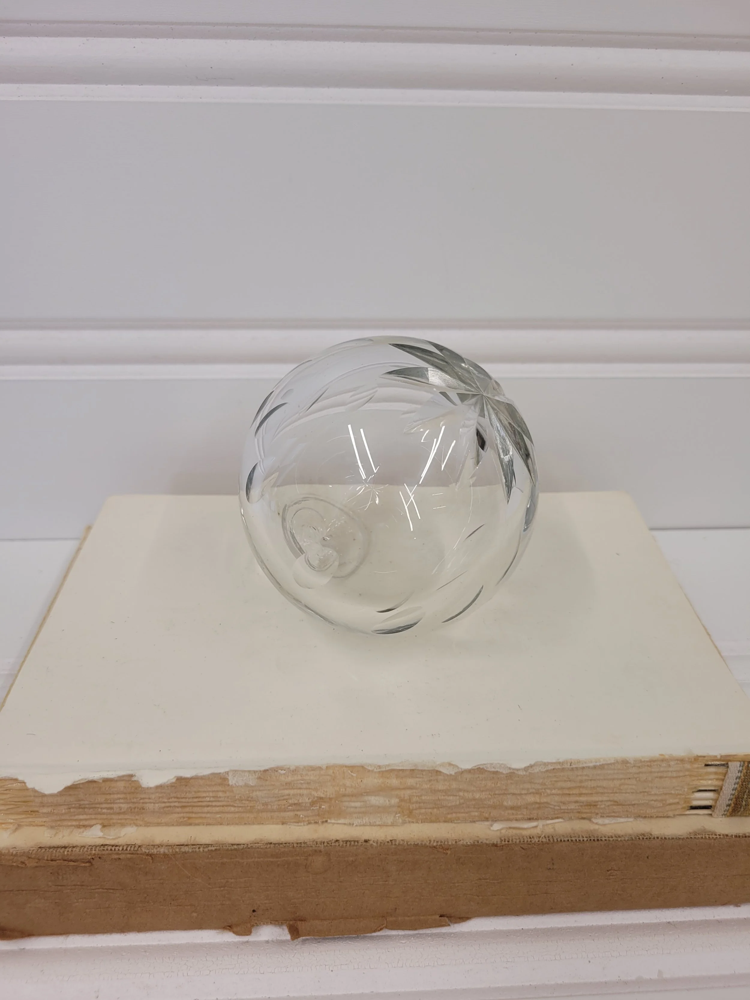 hand blown decorative glass ball