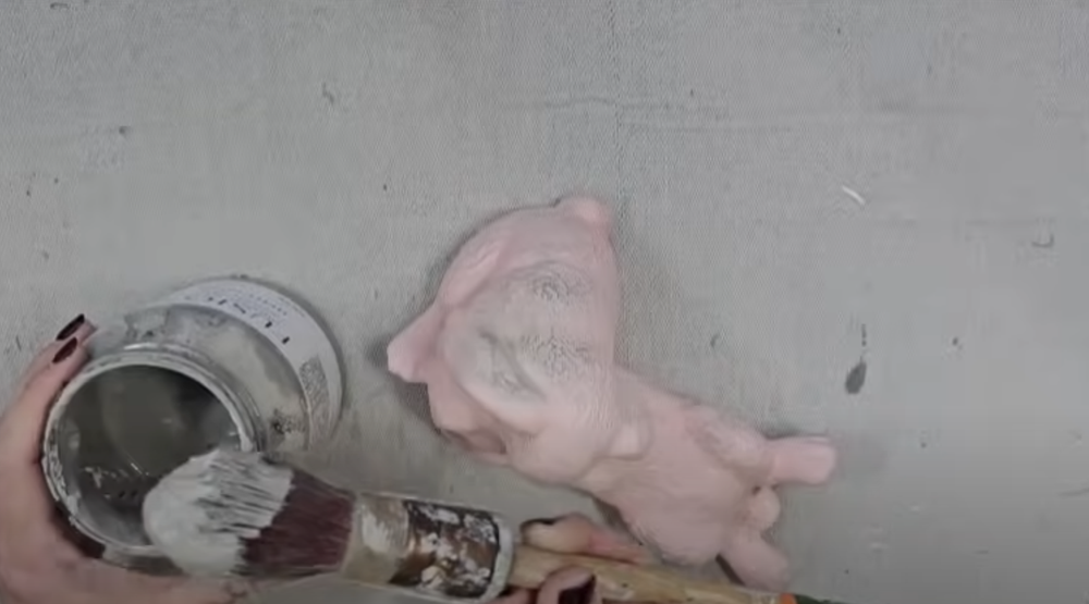 Budget Friendly DIY Project - How To DIY A Faux Cement Look On A