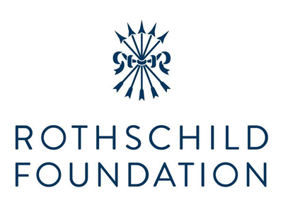Rothschild Foundation logo with a crown and stylized ray design above the text 'ROTHSCHILD FOUNDATION'