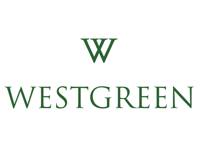 Westgreen logo with a large green W above the word 'WESTGREEN' in green text.