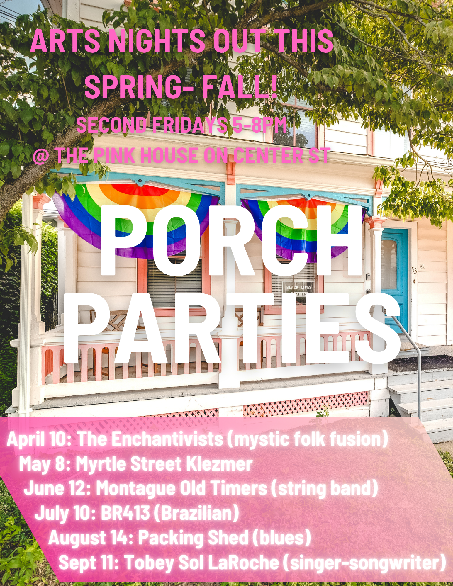 Check out the 2026 Porch Parties lineup!!