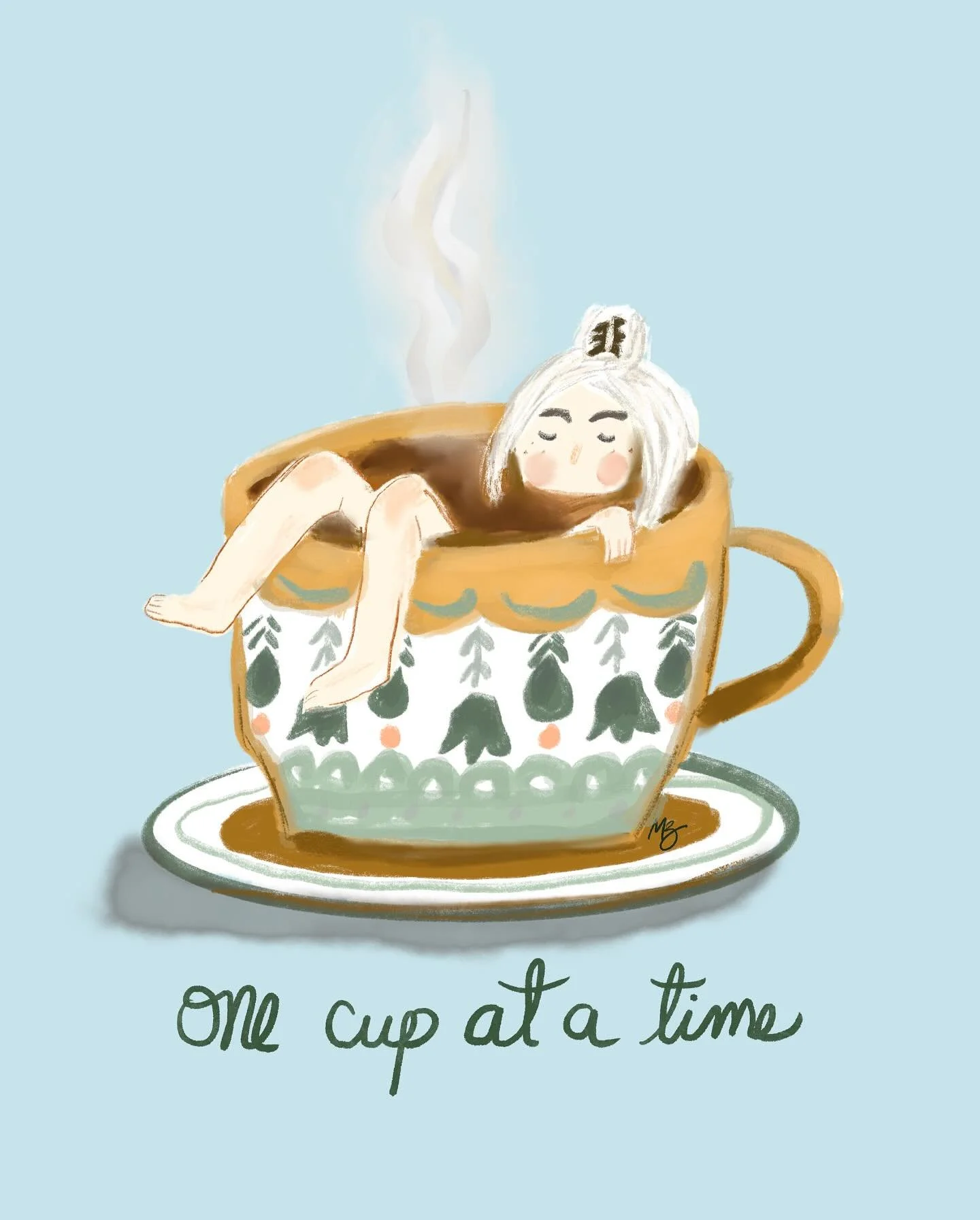 Slipping into a morning cup of &lsquo;pick me up&rsquo;.