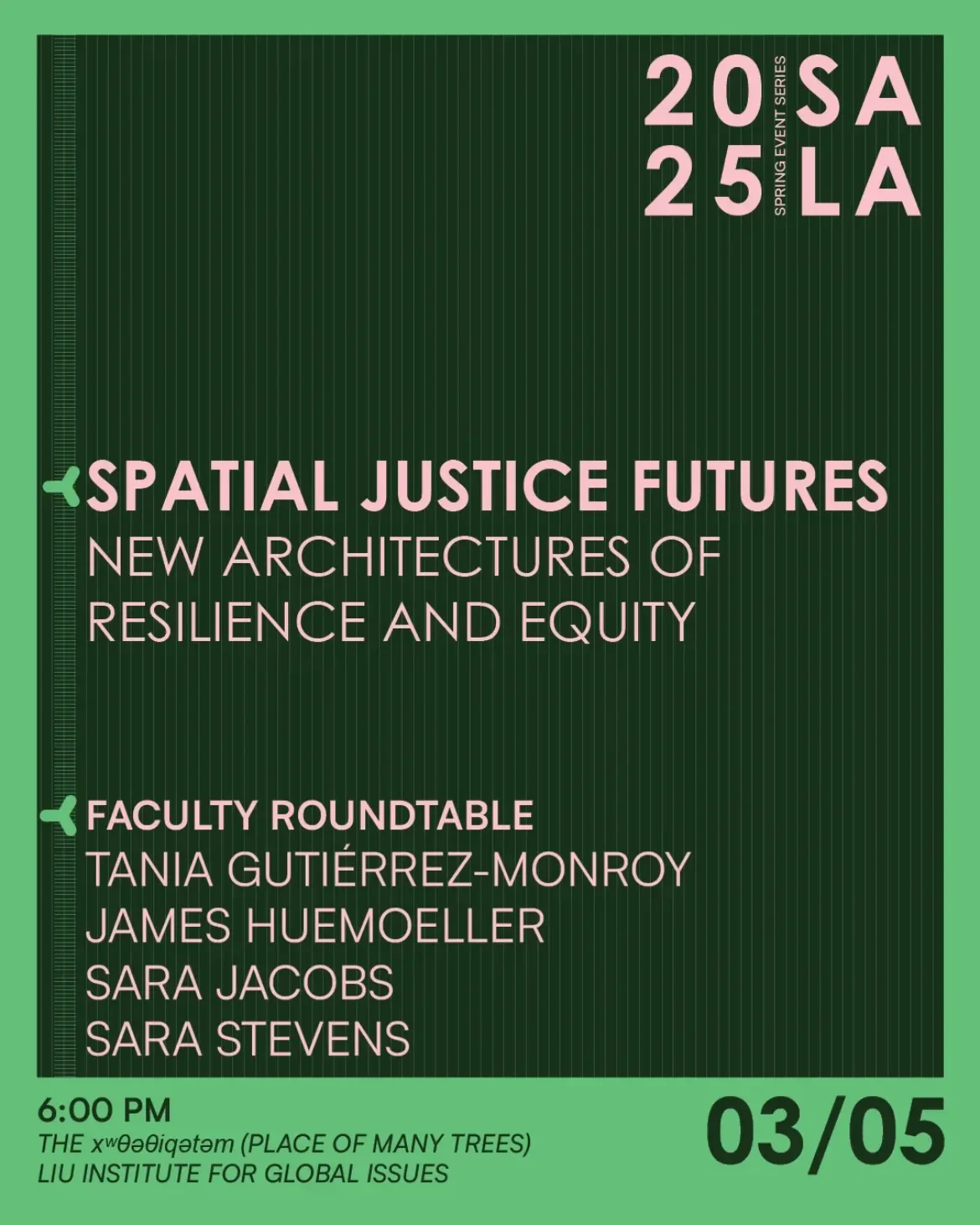 James Huemoeller Talks at Spatial Justice Futures: New Architectures of Resilience and Equity