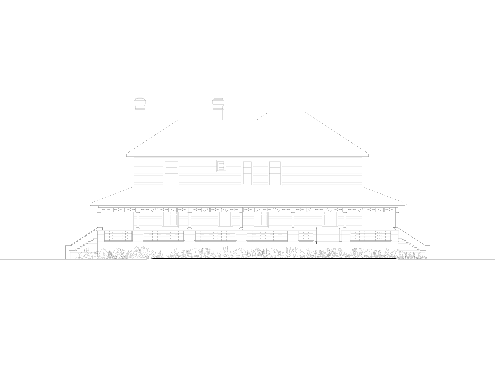 East Elevation - New