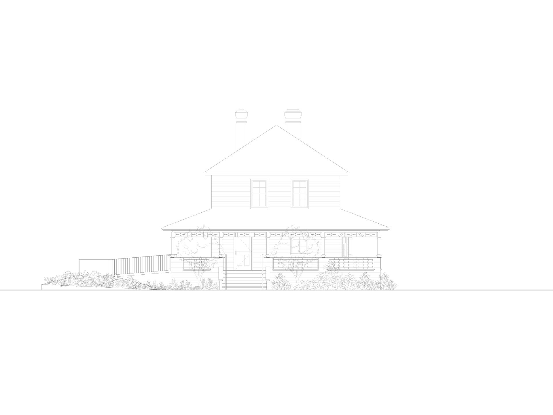 North Elevation - New