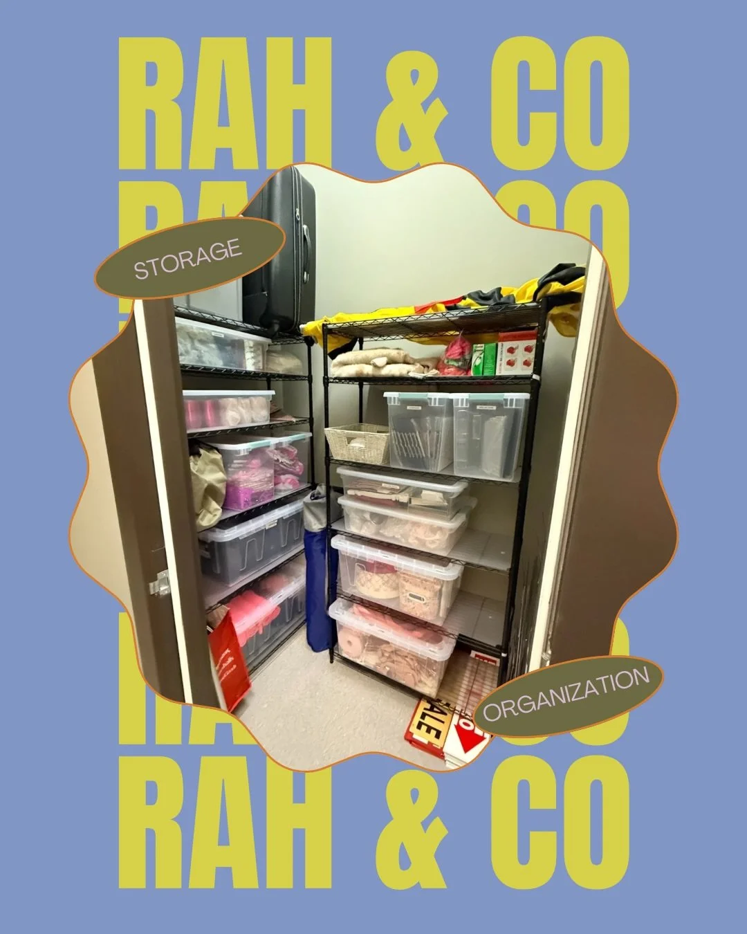 A little organization can go a LONG way!!!! We took this storage closet from a catch all to an organized real estate and non profit dream!! The best part, it&rsquo;s all out of the guest room!!! 

Everything is categorized and easy to access. 

Grab 