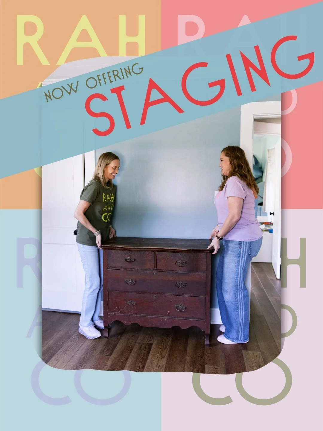 🏡 IT&rsquo;S HERE!!! 🏡 We&rsquo;re excited to tell you about our new staging service. 

We use your furniture and accessories, declutter as we go and give you tips for photos and open houses! 

All you have to do is call us!