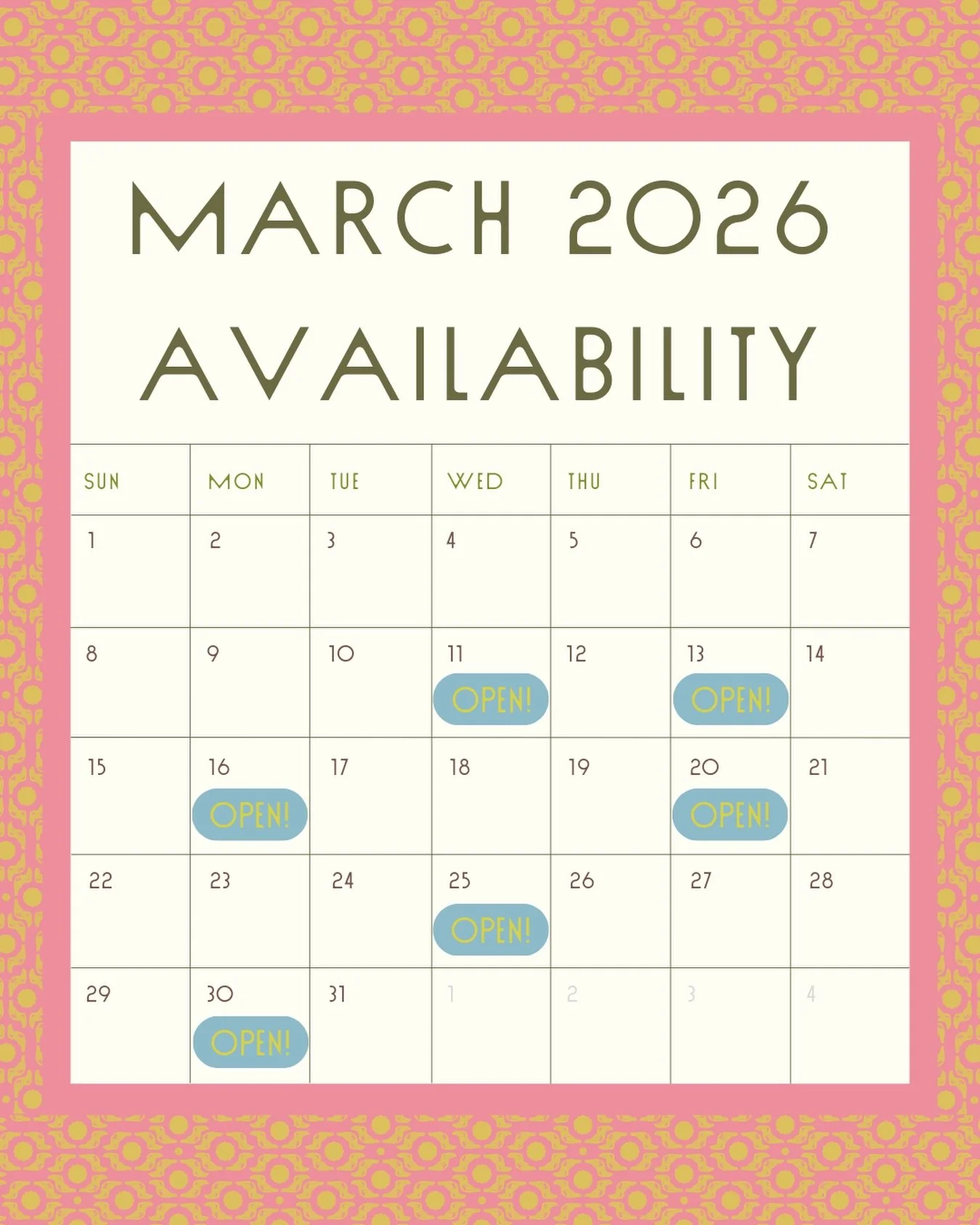 Spring is calling and we still have some open days in March!! Let&rsquo;s get you organized and ready for a fresh start! 🗓️🌸🐝 

#springcleaning #professionalorganizing #availability #bookwithus #columbiasc