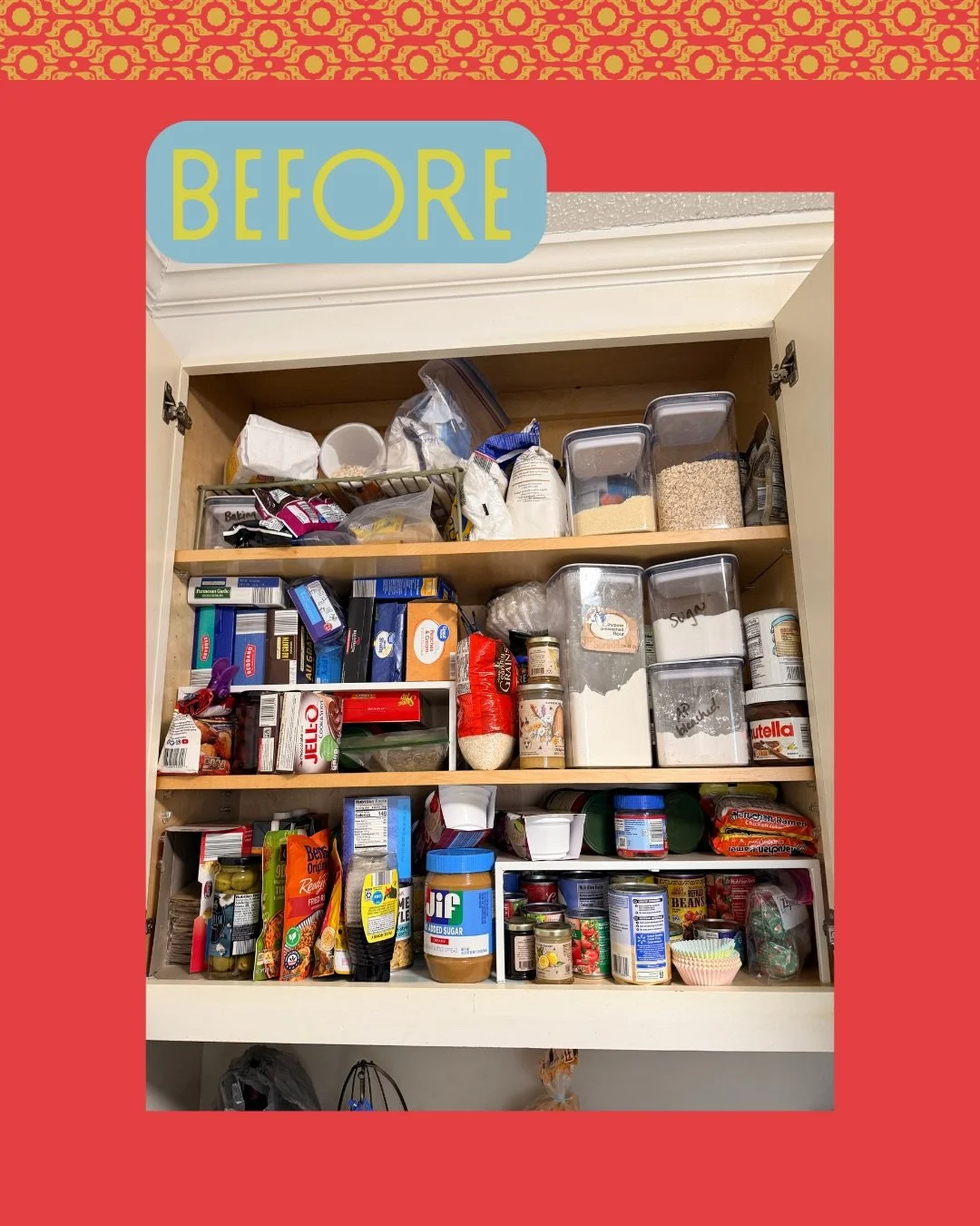 Before ➡️ After! Nothing like a quick cabinet reset to make the whole kitchen feel brand new! ✨🧼

#beforeafteredit #professionalorganizing #brandnew #kitchencleanup #feelnew