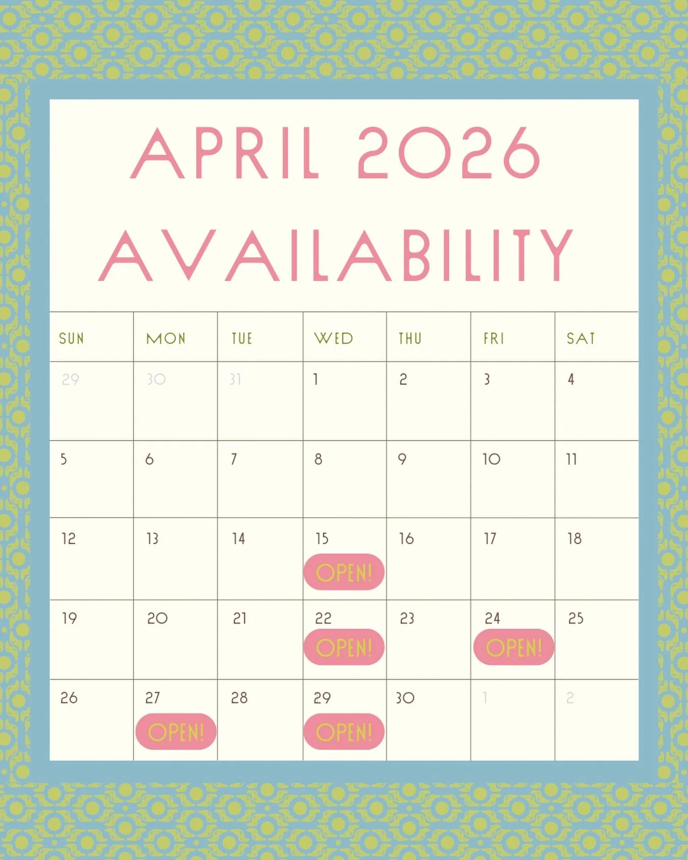 We have a few last spots for the month of April!! Grab them while you can! ✨✨ A good spring cleaning is calling! ☎️💐

#professionalorganizer #availability #springcleaning #columbiasc