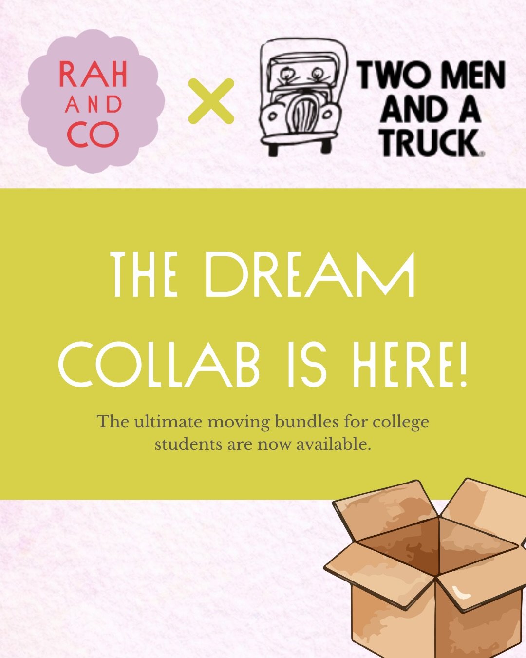 We have teamed up with @twomencolumbia to make moving actually stress free for students 🎓📦 Introducing our moving bundles!! DM or call to book now 💌

#collegemovein #movingmadeeasy #dormlife #studentliving #columbiasc
