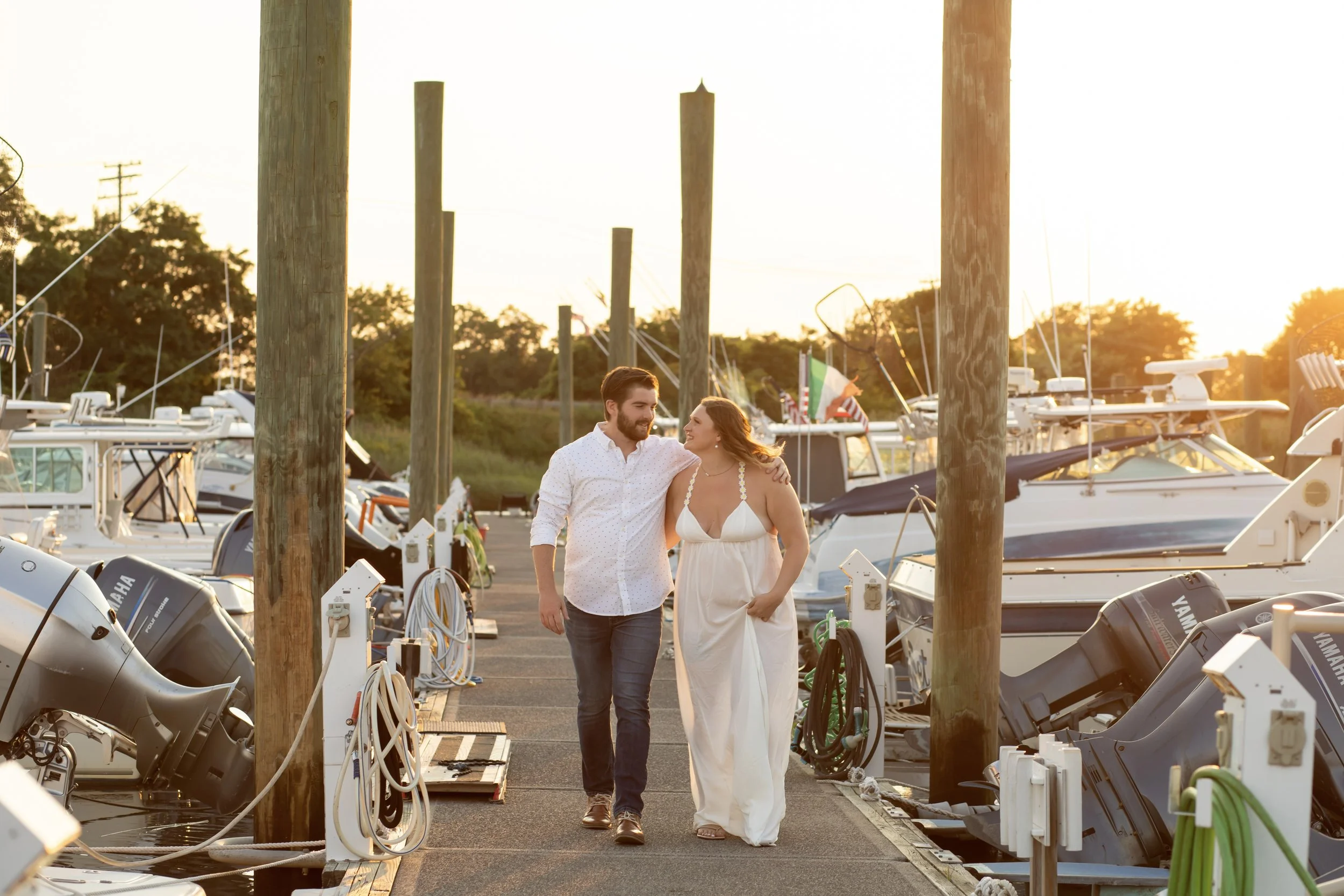Nicole & Steven’s Keyport Engagement Session