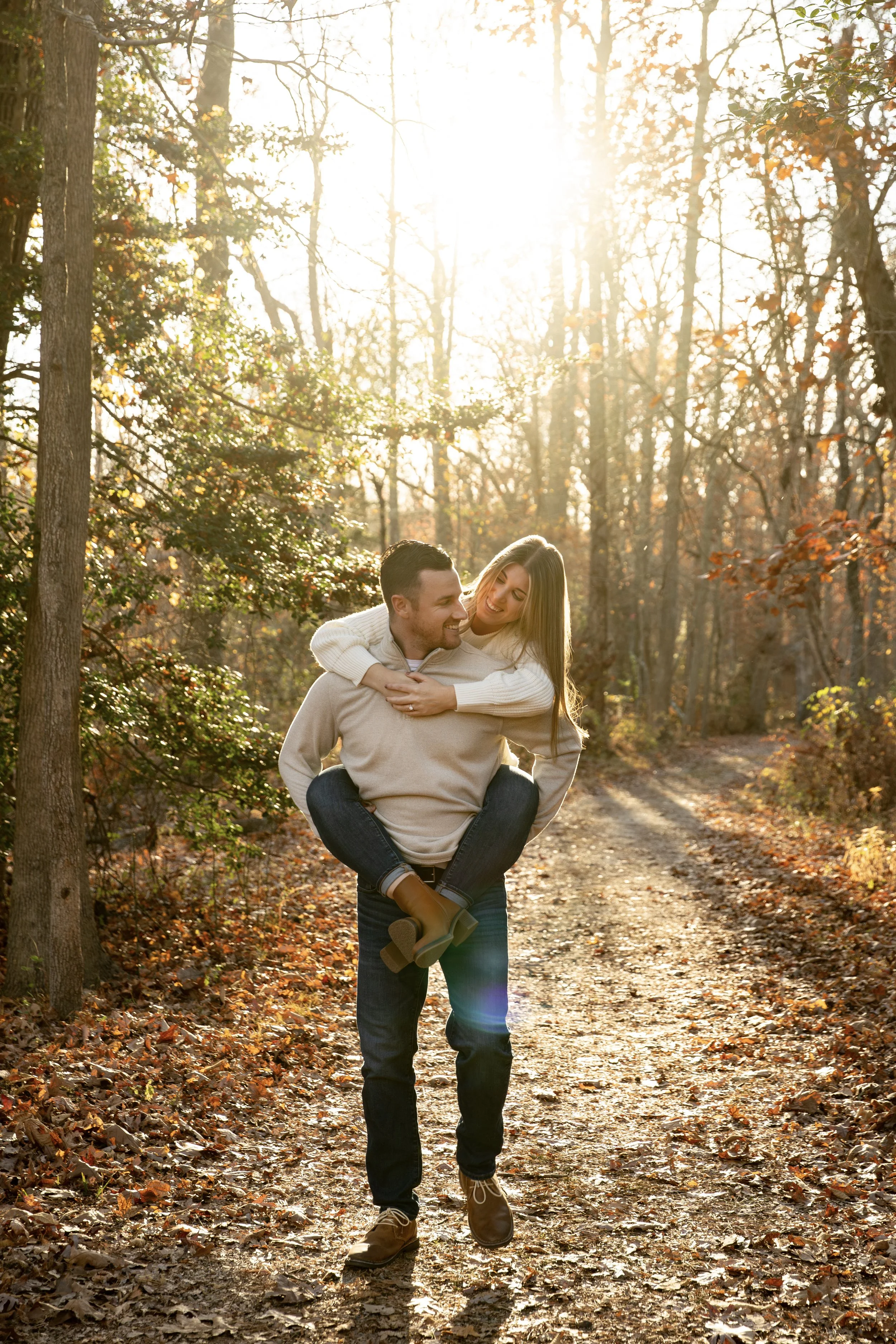 Dana &amp; Matt’s Allaire State Park Engagement Session