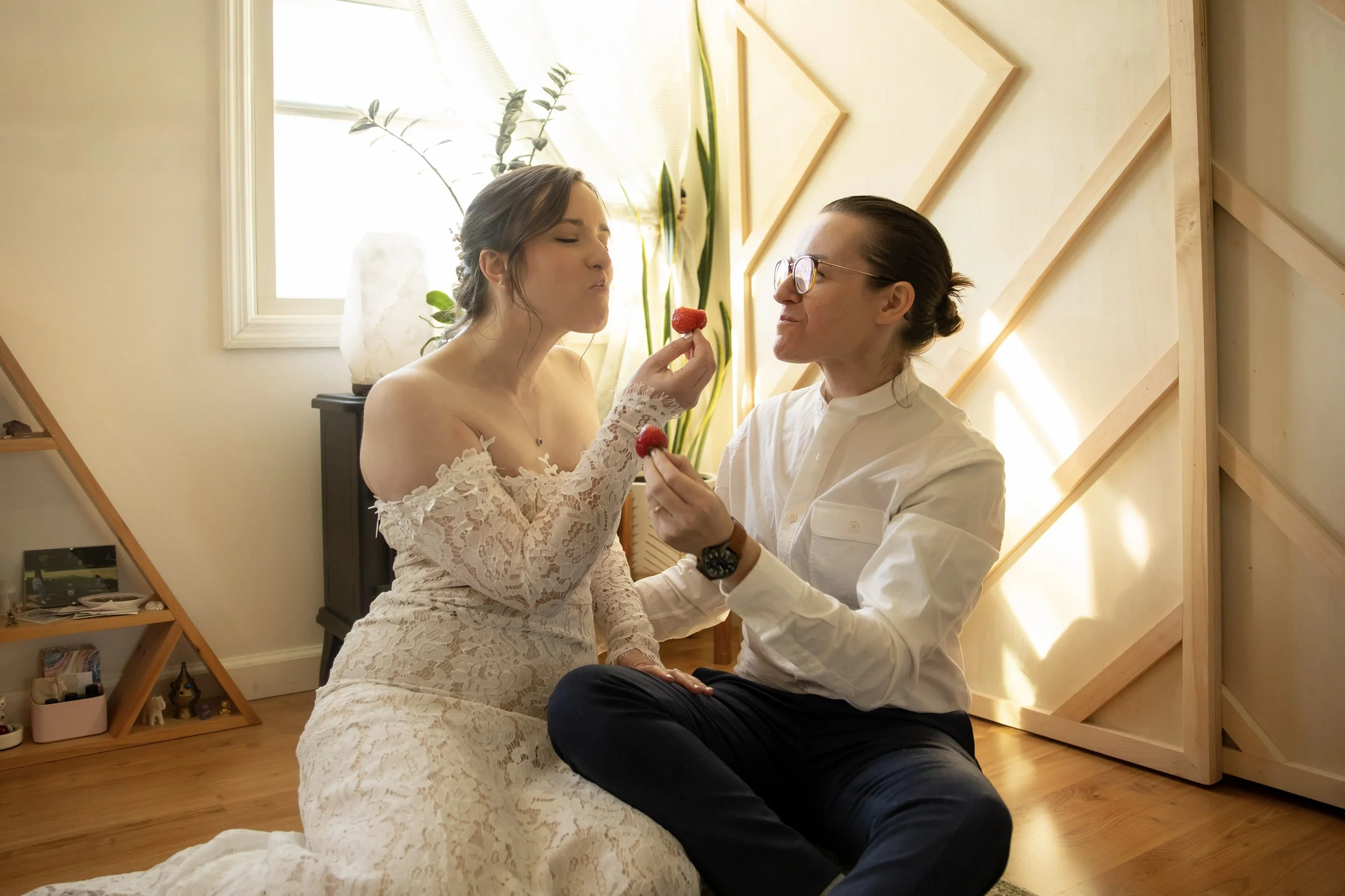 Jessica &amp; Candace’s Sweet Intimate Backyard Wedding